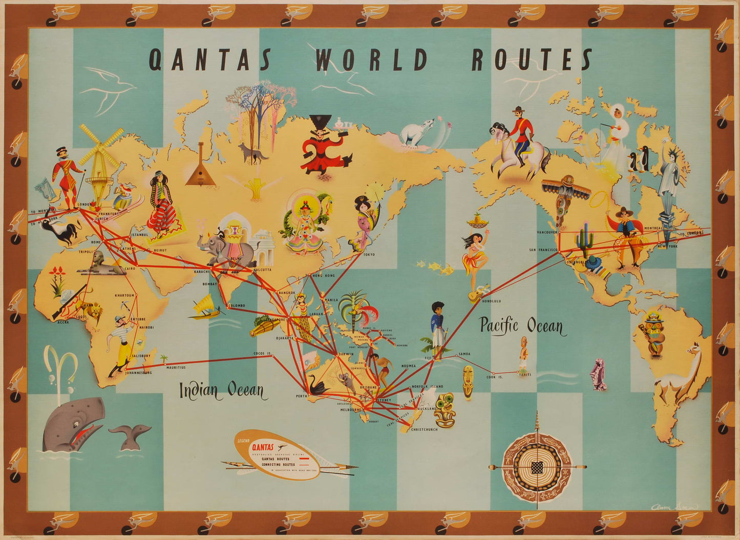 Qantas World Routes