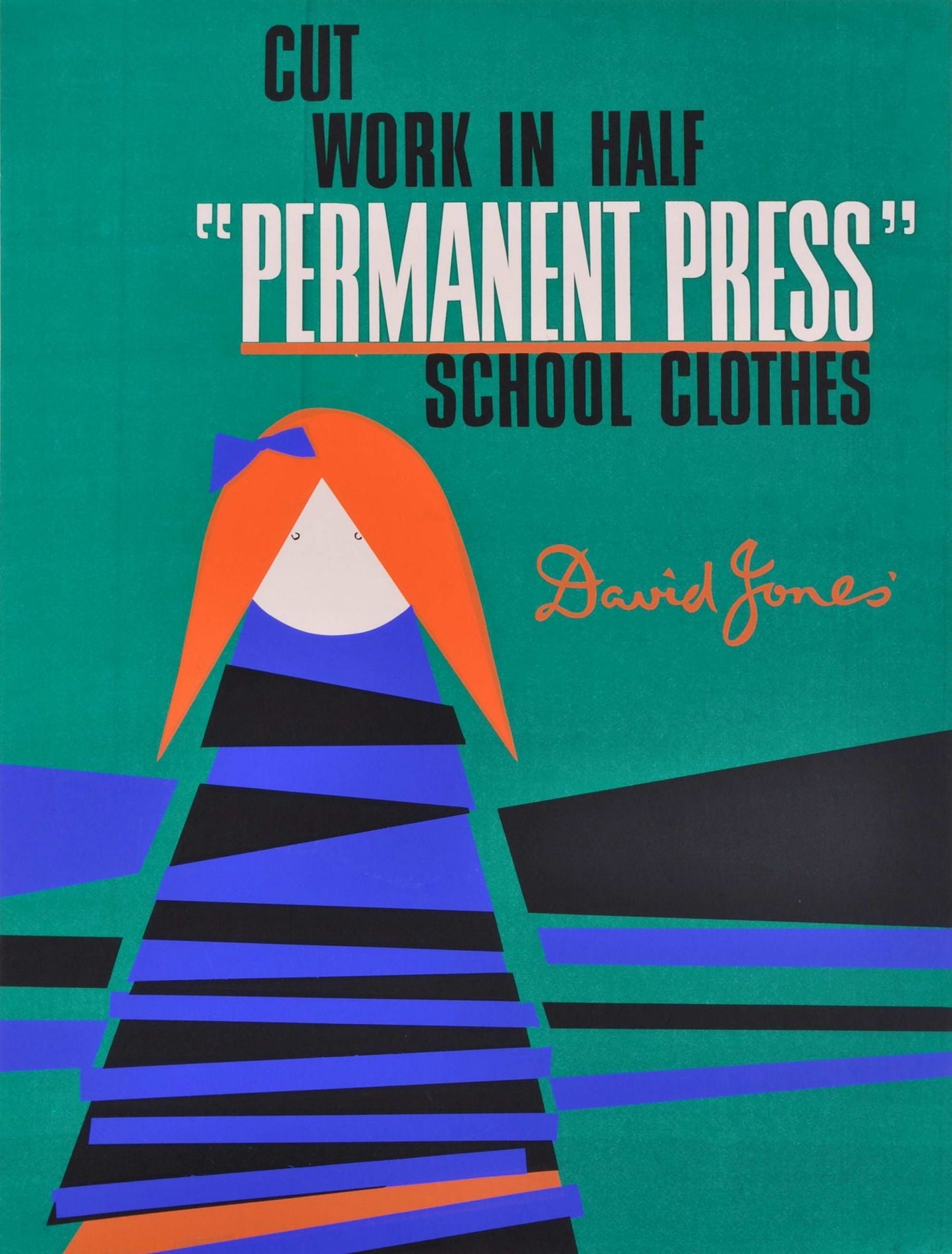 Cut Work In Half: "Permanent Press" School Clothes. David Jones'