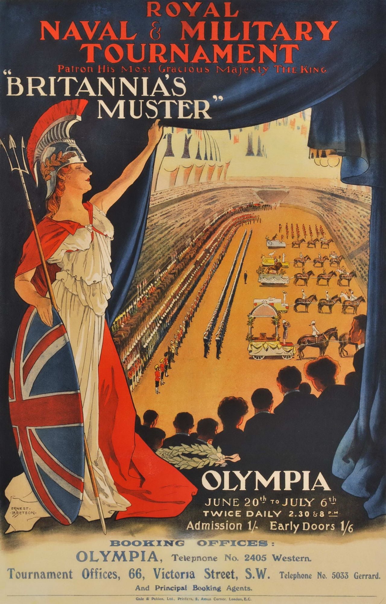 "Britannia's Muster", Royal Naval & Military Tournament, Olympia
