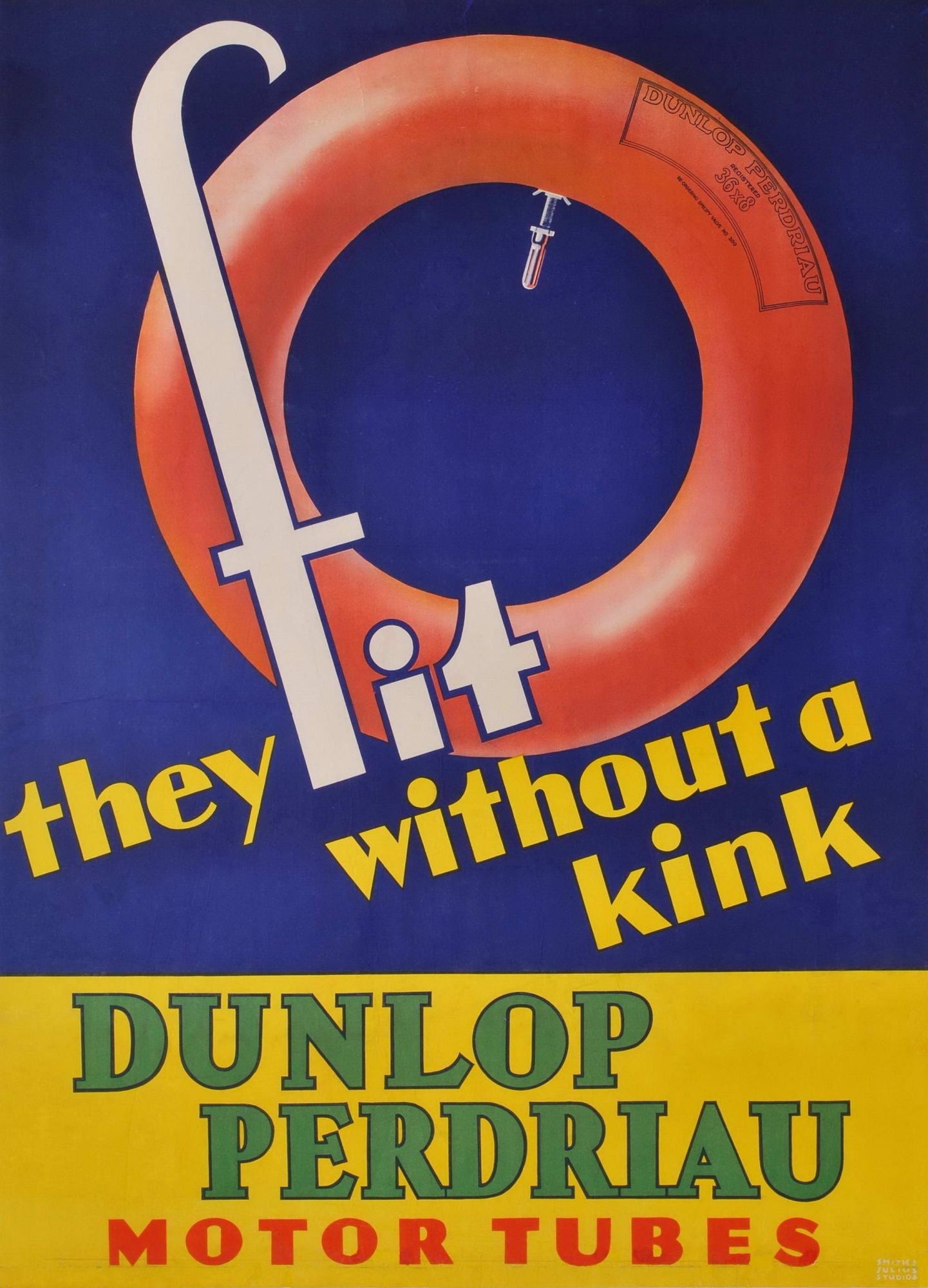 Dunlop Perdriau Motor Tubes. They Fit Without A Kink