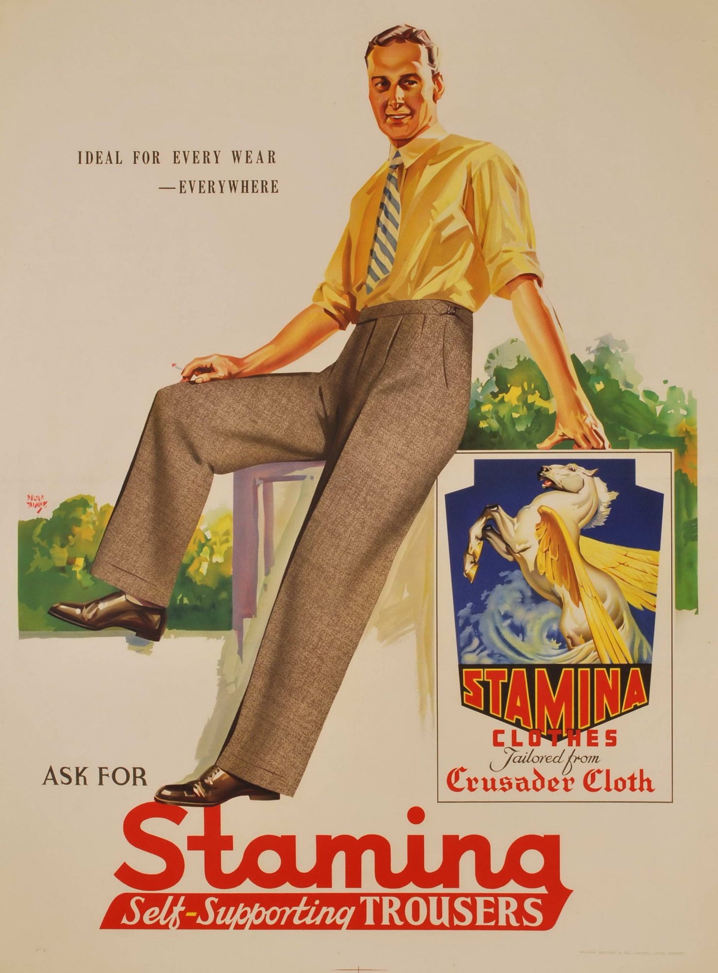 Ask For Stamina Self-Supporting Trousers. Ideal For Every Wear, Everywhere