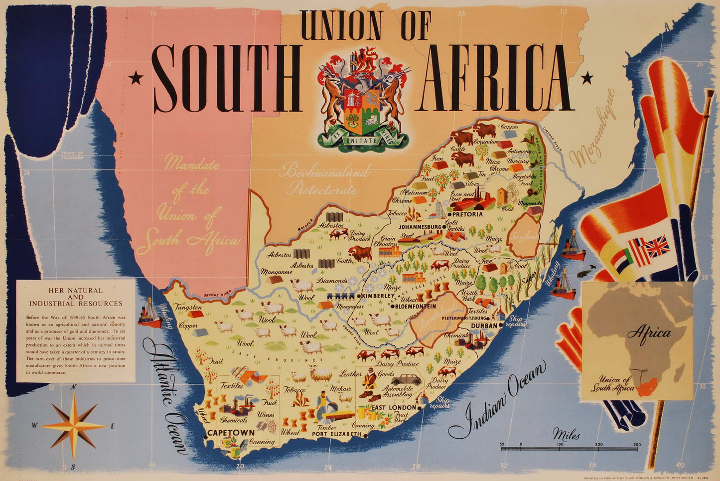 Union Of South Africa. Her Natural And Industrial Resources