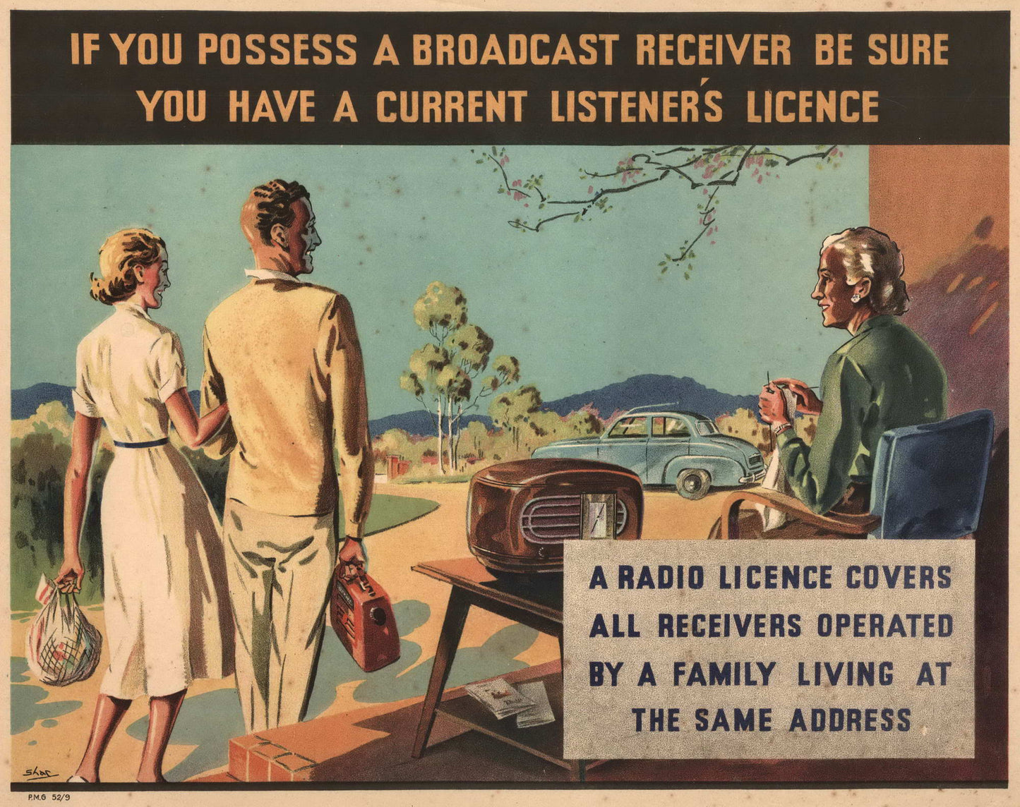 If You Possess A Broadcast Receiver Be Sure You Have A Current Listener's Licence