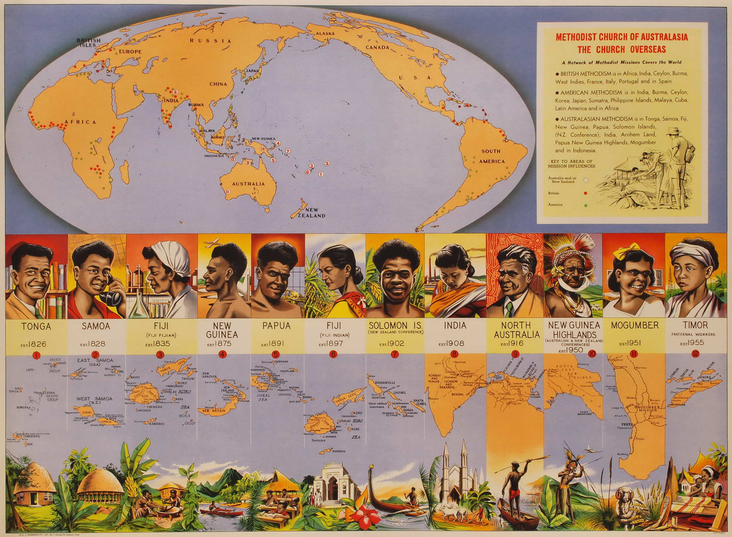 Methodist Church Of Australasia. The Church Overseas