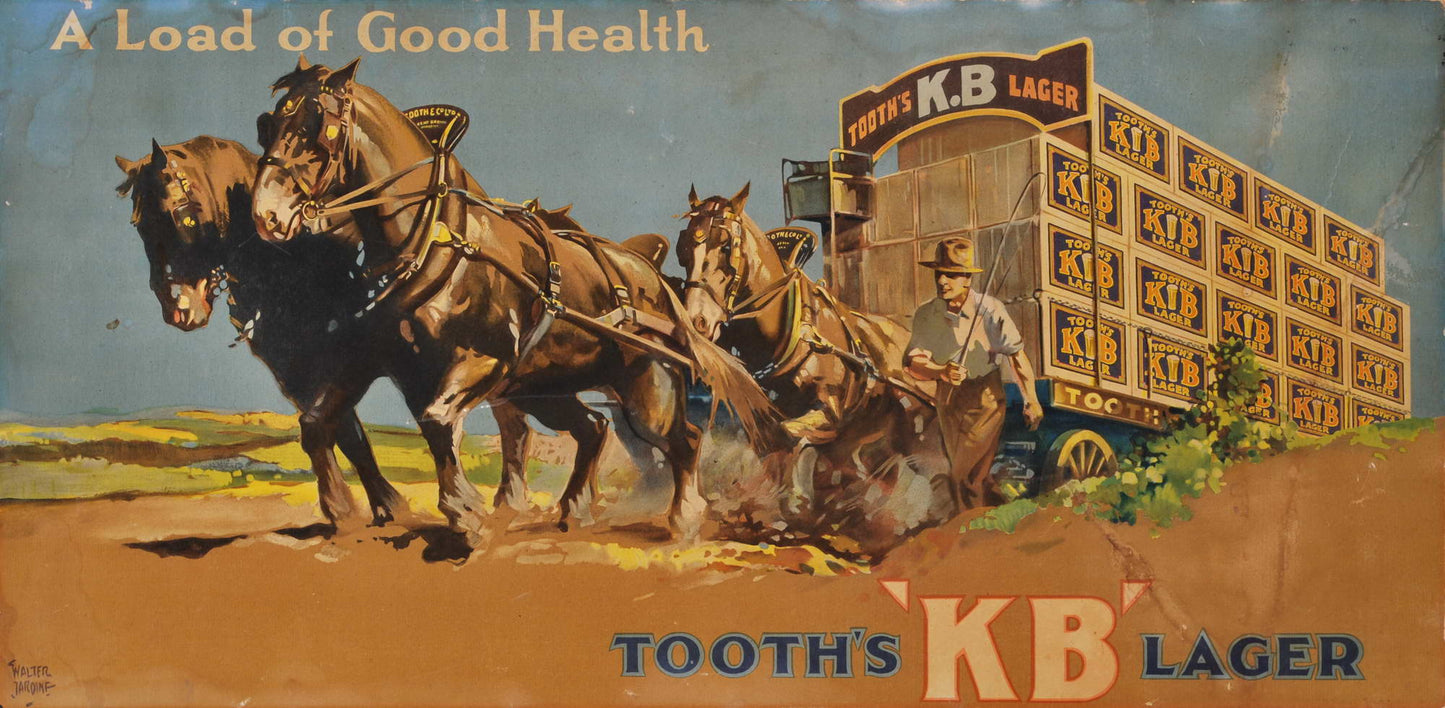 A Load Of Good Health. Tooth's KB Lager