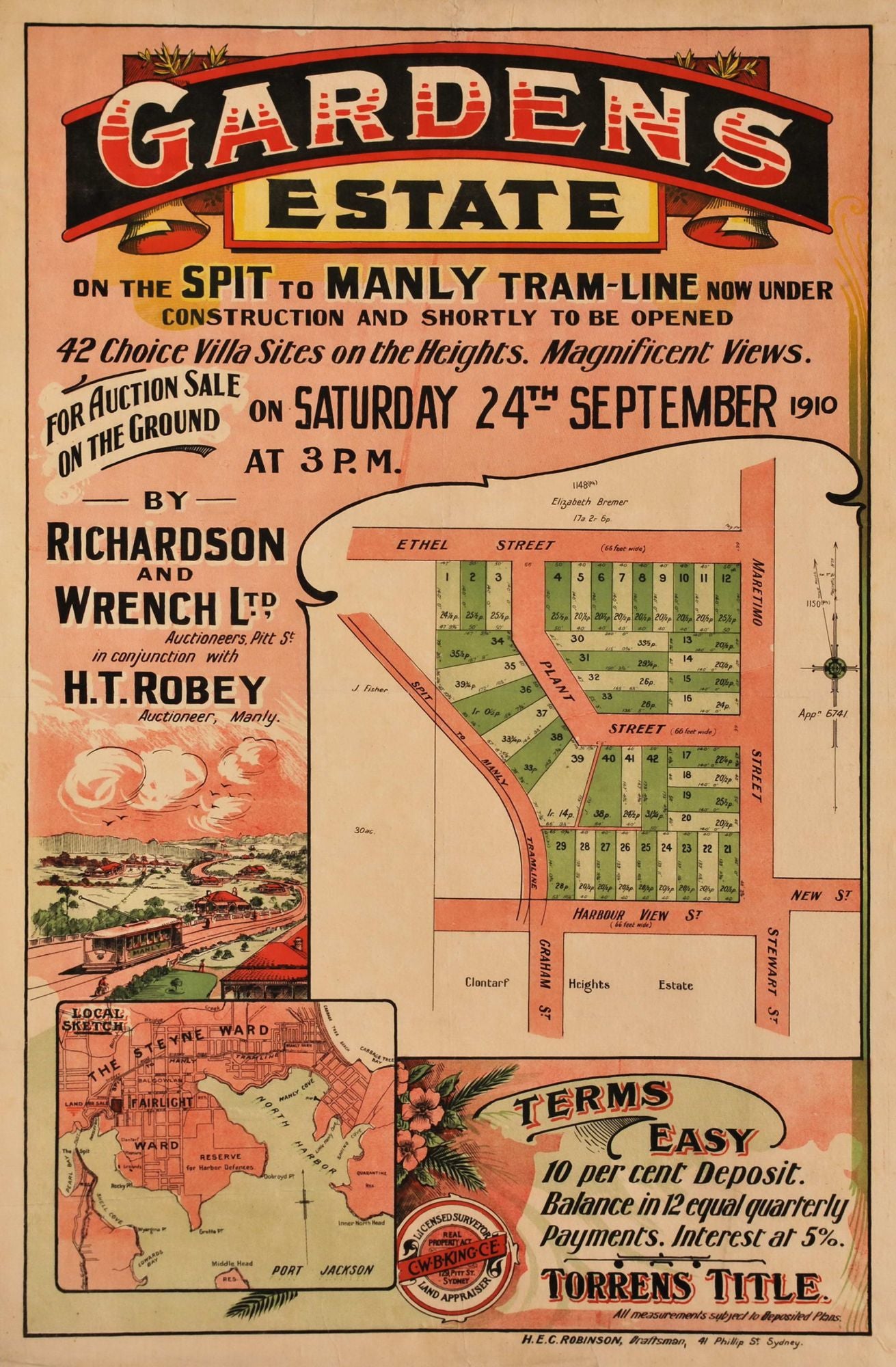 Gardens Estate On The Spit-Manly Tram Line