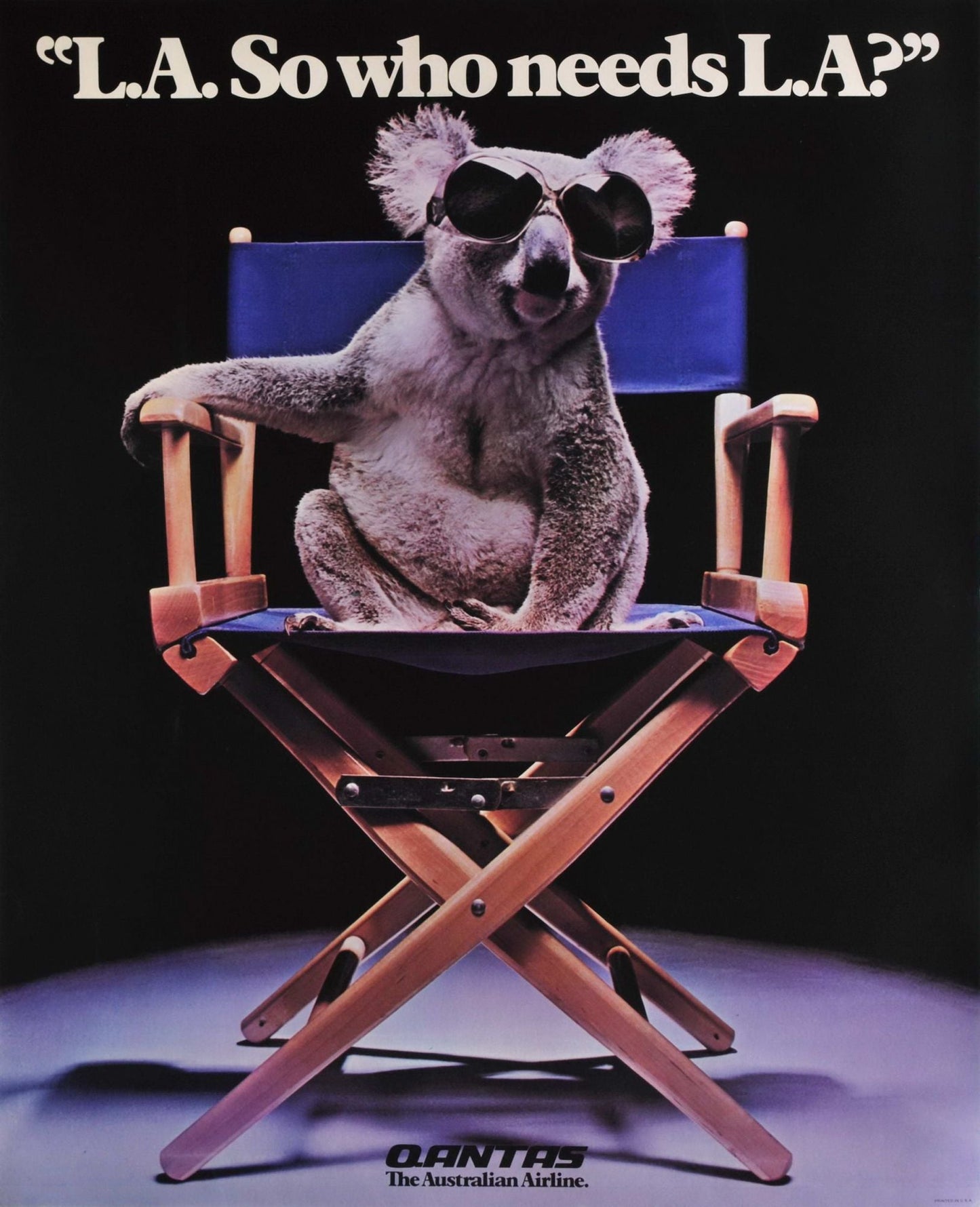 "LA. So Who Needs LA?" Qantas. The Australian Airline