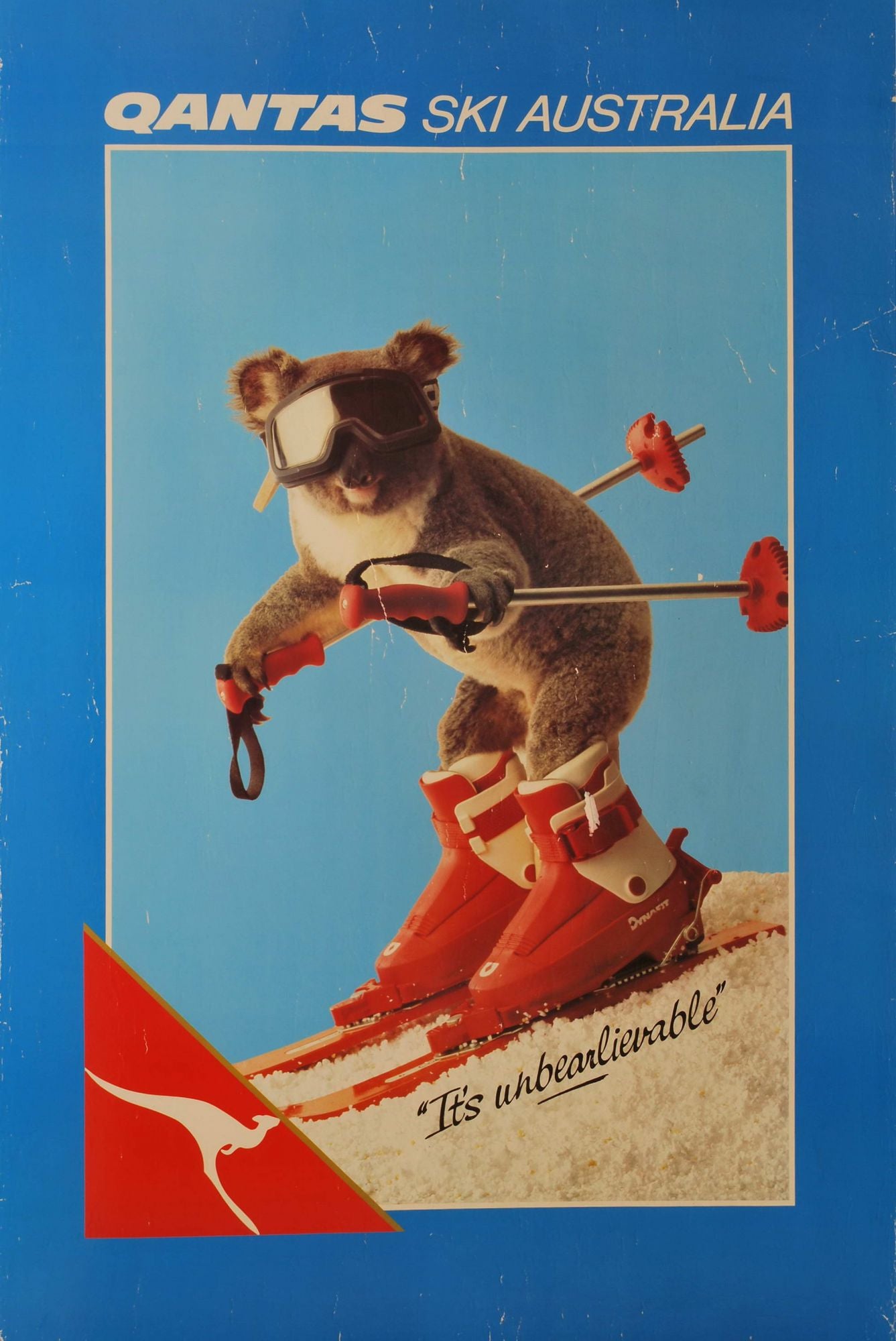 "It's Unbearlievable." Qantas. Ski Australia