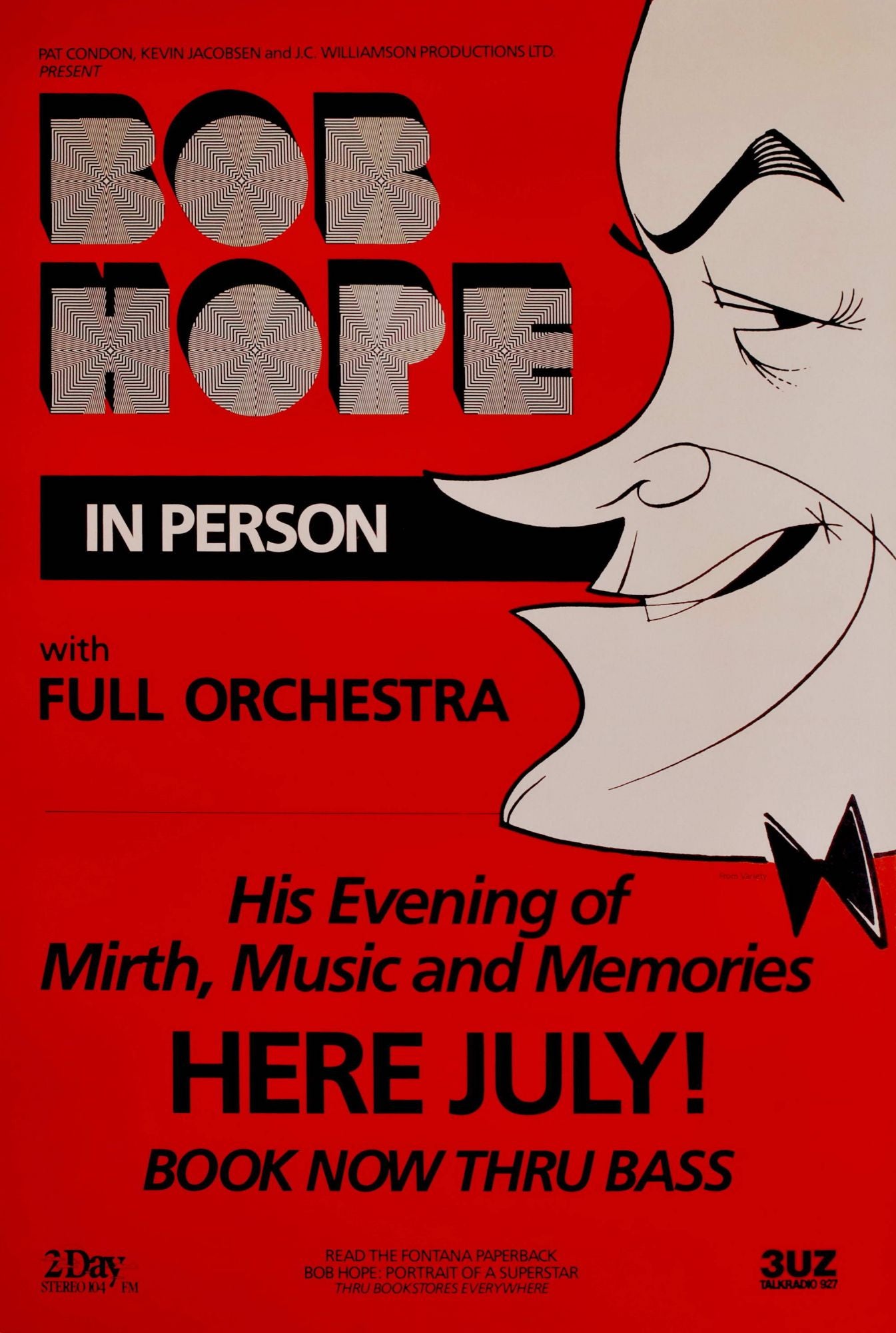 Bob Hope. In Person With Full Orchestra