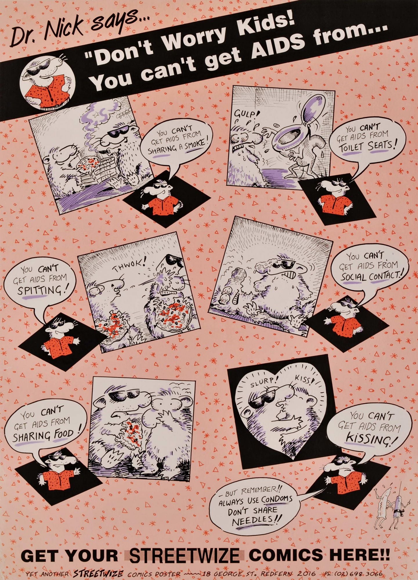 Dr Nick Says "Don't Worry Kids! You Can't Get AIDS From..."