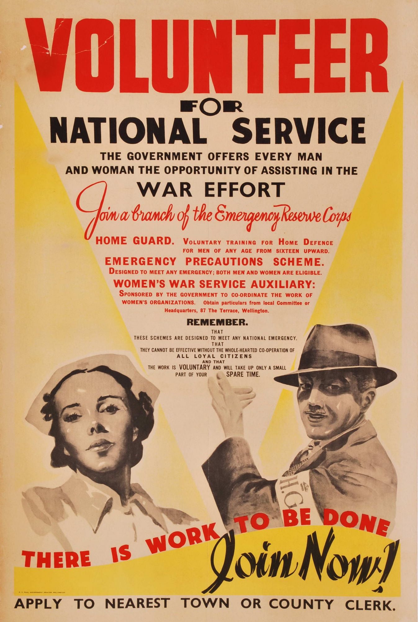 Volunteer For National Service