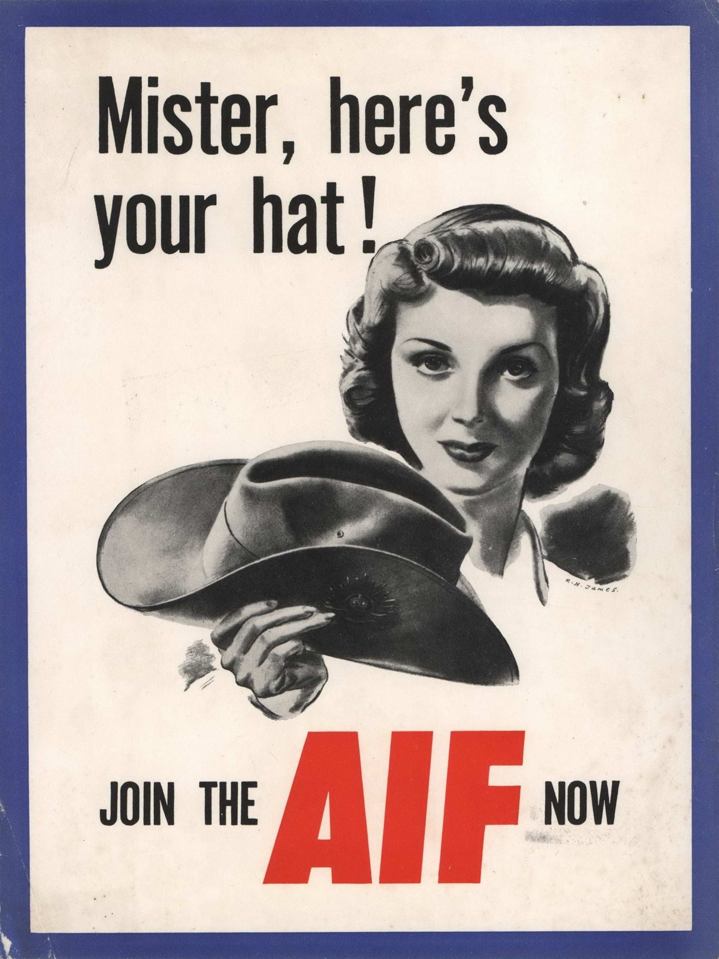 Mister, Here's Your Hat! Join The AIF Now
