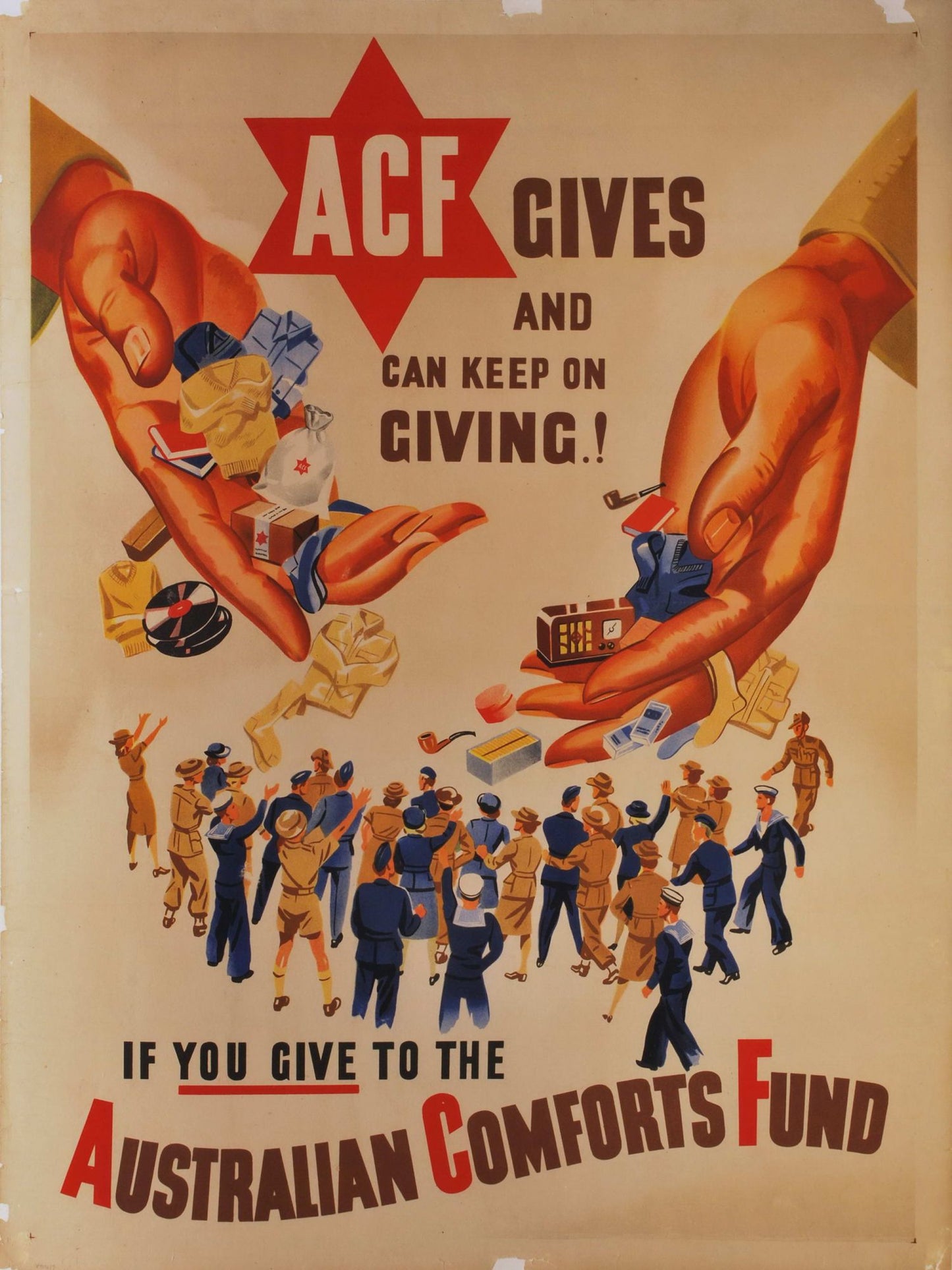 ACF Gives And Can Keep On Giving! If You Give To The Australian Comforts Fund