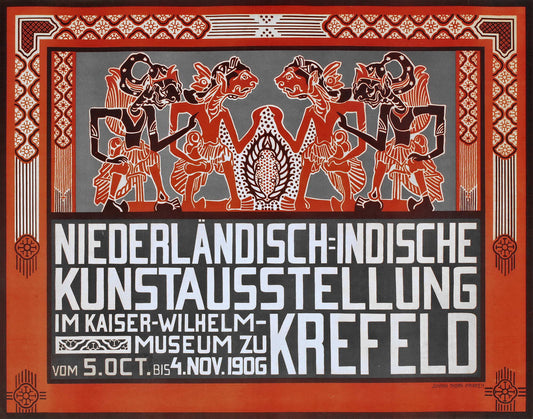 Niederländisch-Indische Kunstausstellung (Dutch East Indies Art Exhibition), Krefeld