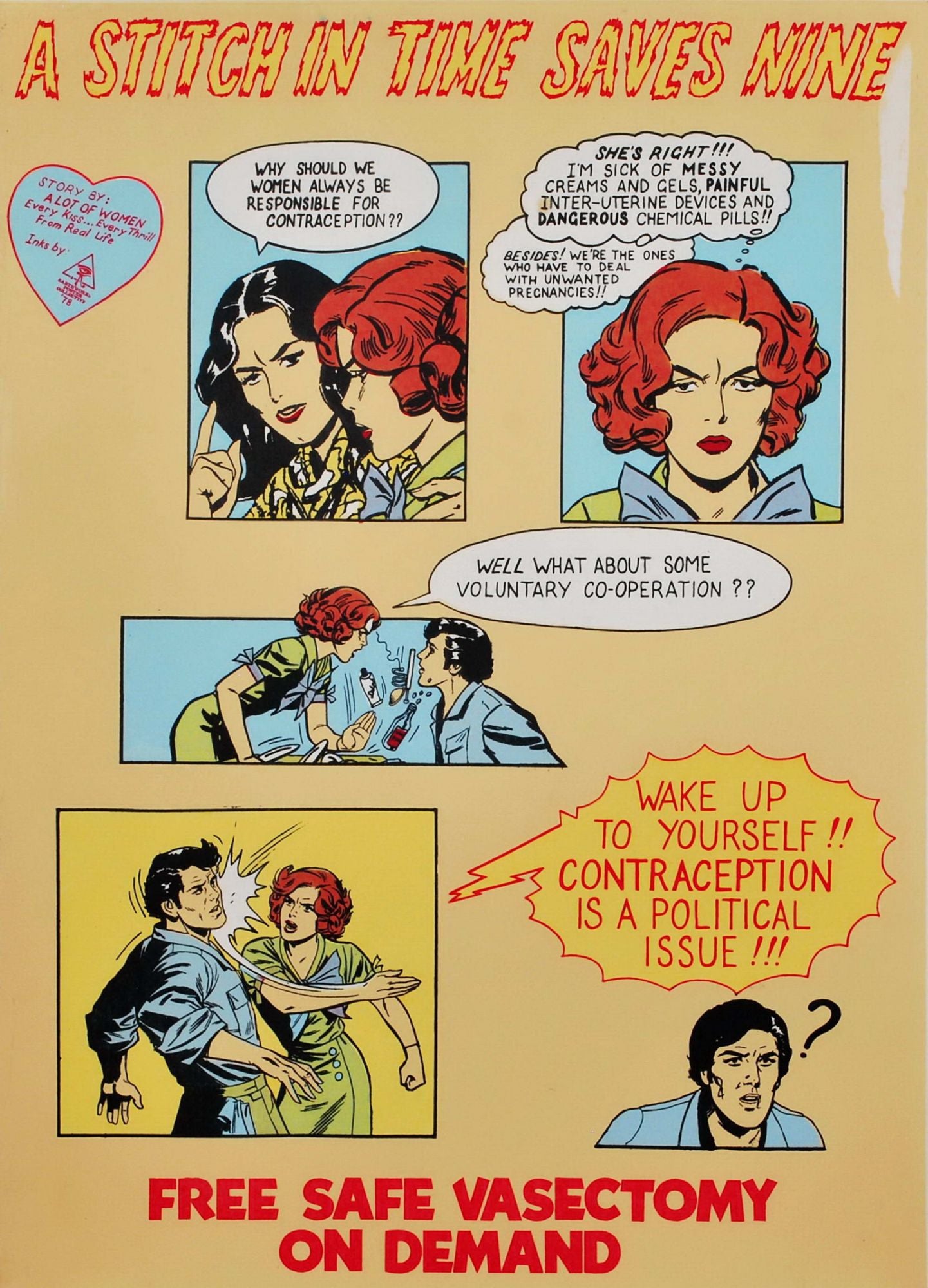 A Stitch In Time Saves Nine. Free Safe Vasectomy On Demand