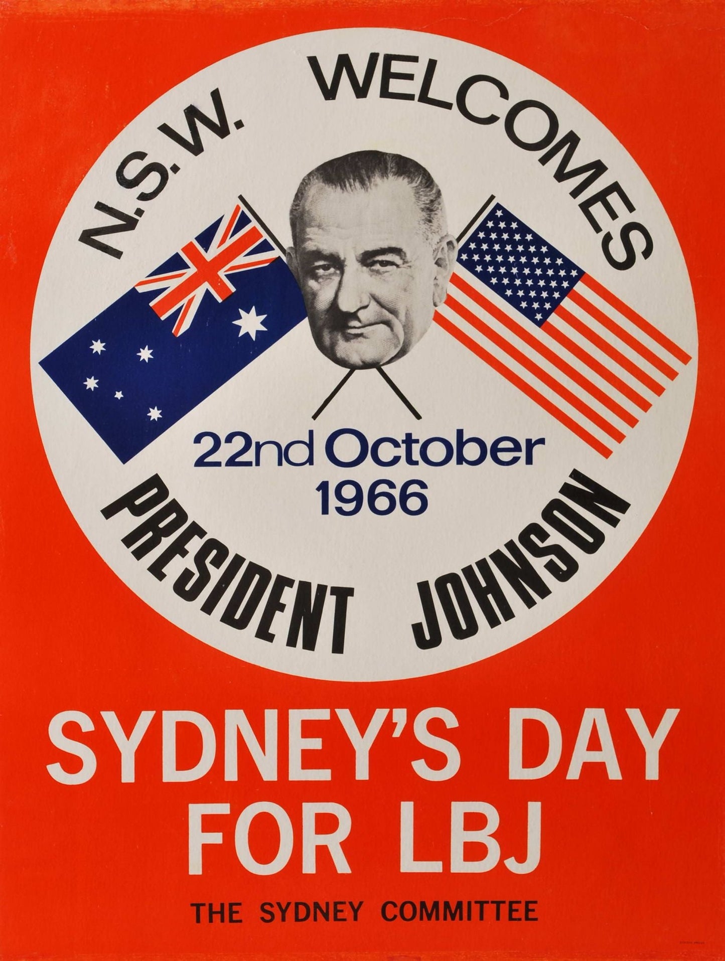 NSW Welcomes President Johnson. Sydney's Day For LBJ