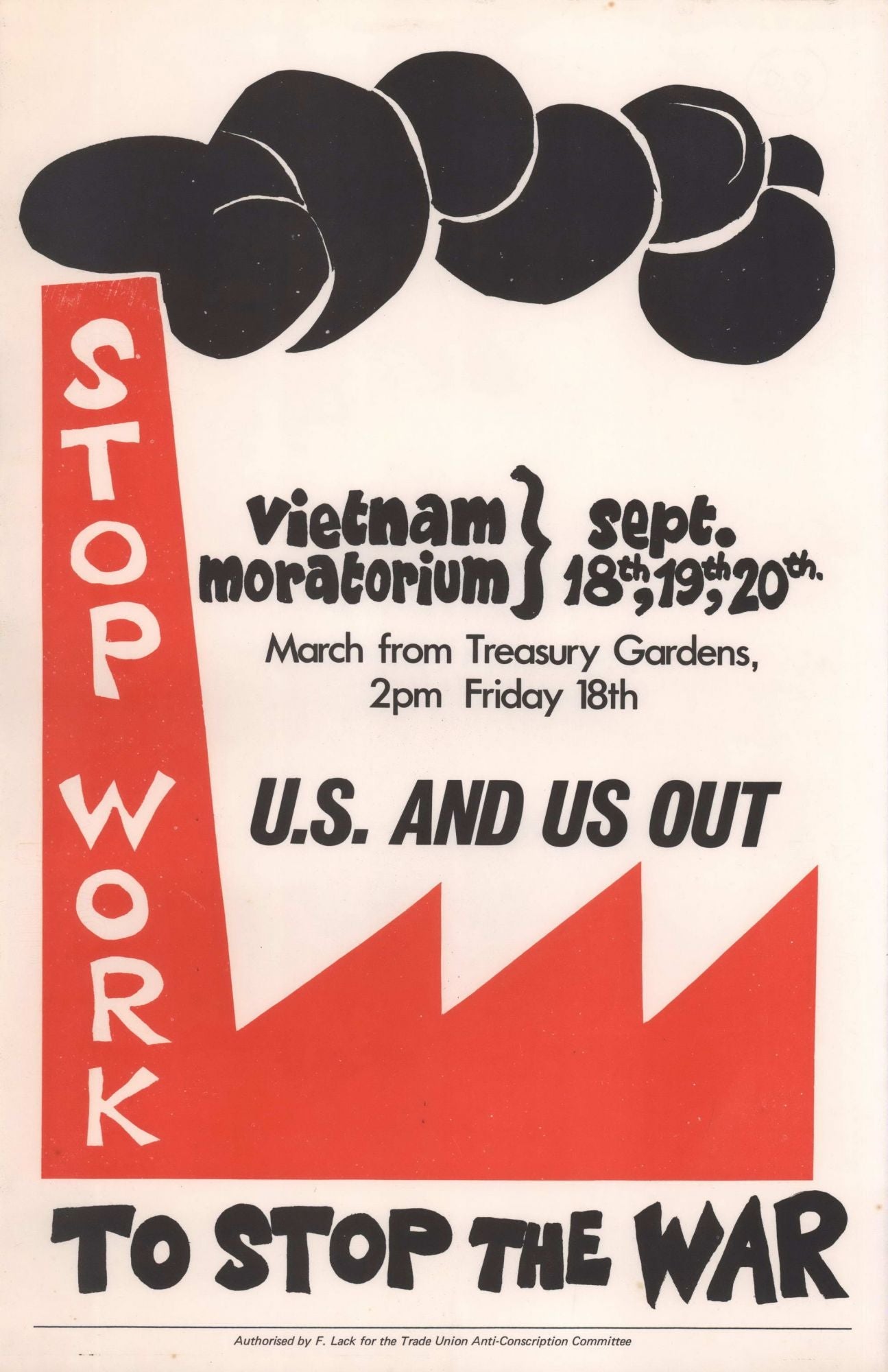 U.S. And Us Out. Stop Work To Stop The War