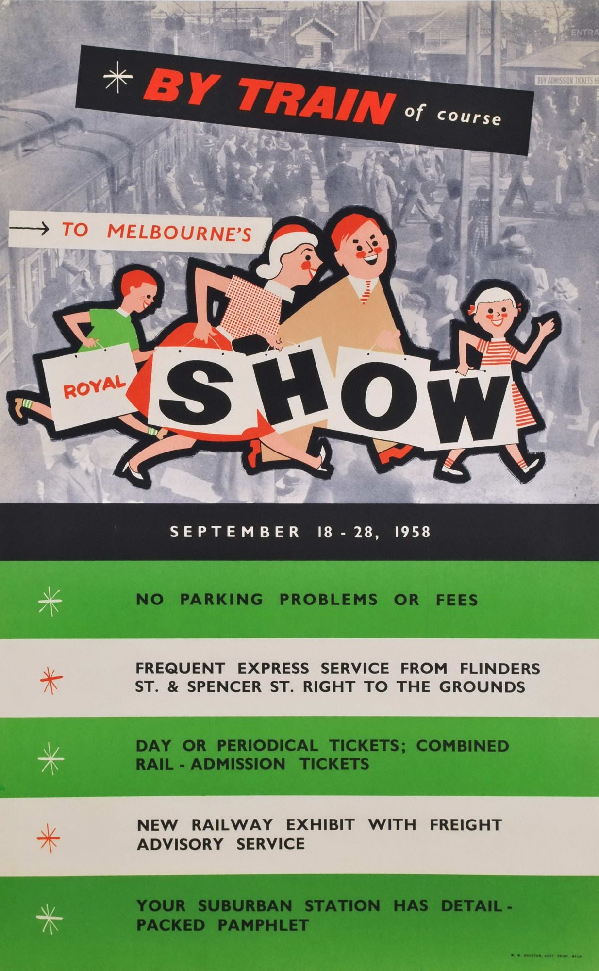 To Melbourne's Royal Show, By Train Of Course