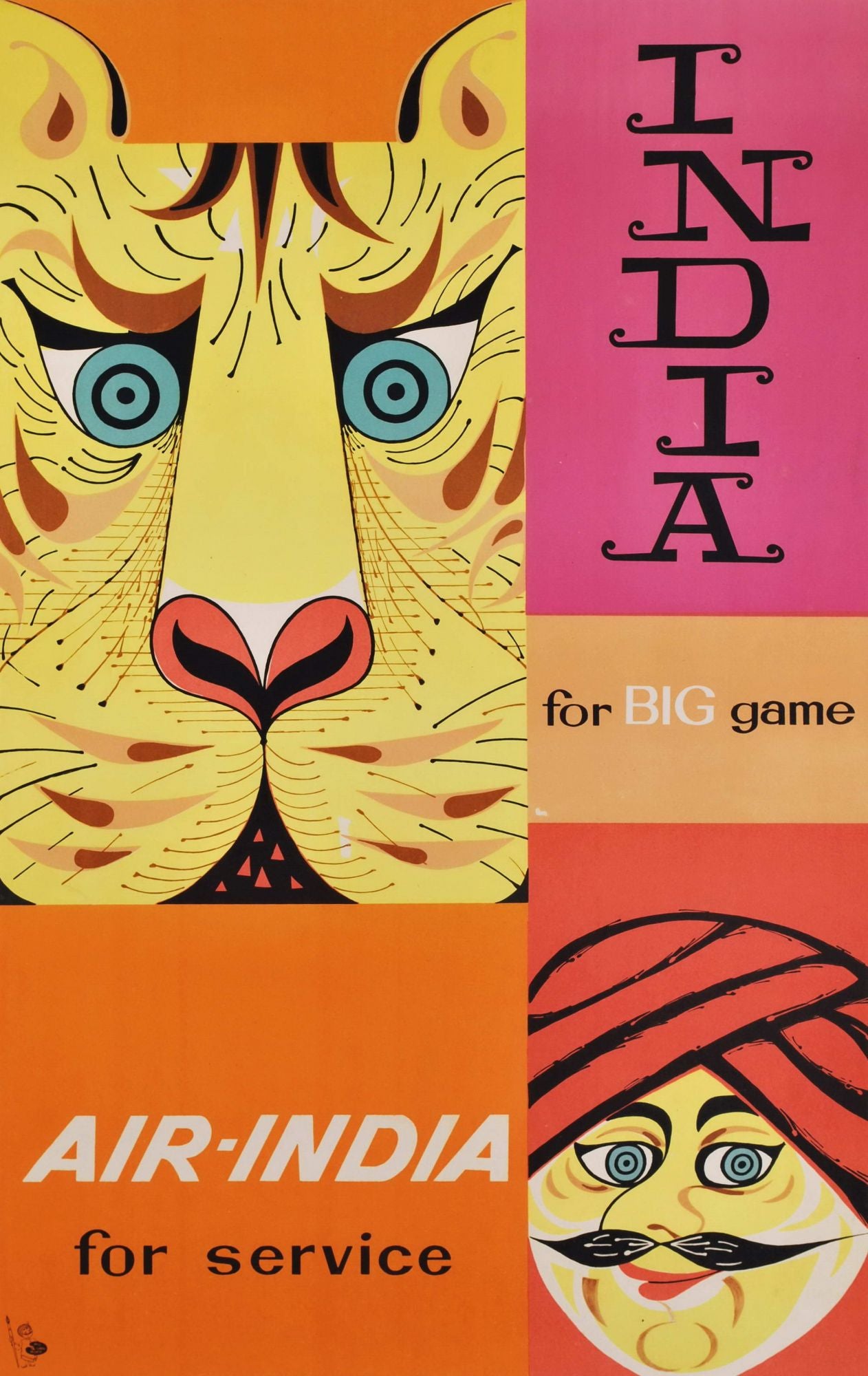 India For Big Game. Air-India For Service