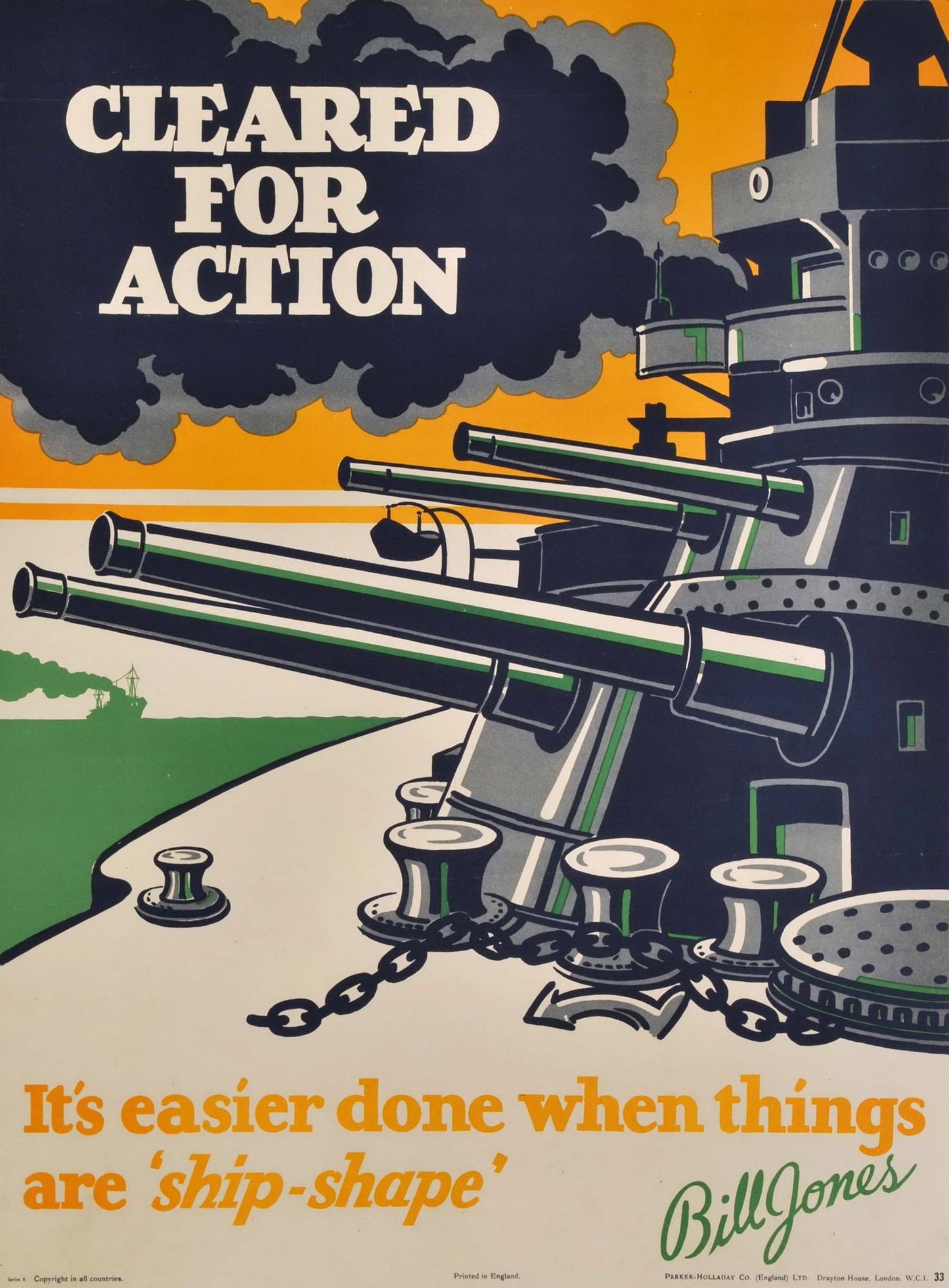 Cleared For Action. It's Easier Done When Things Are "Ship-Shape"