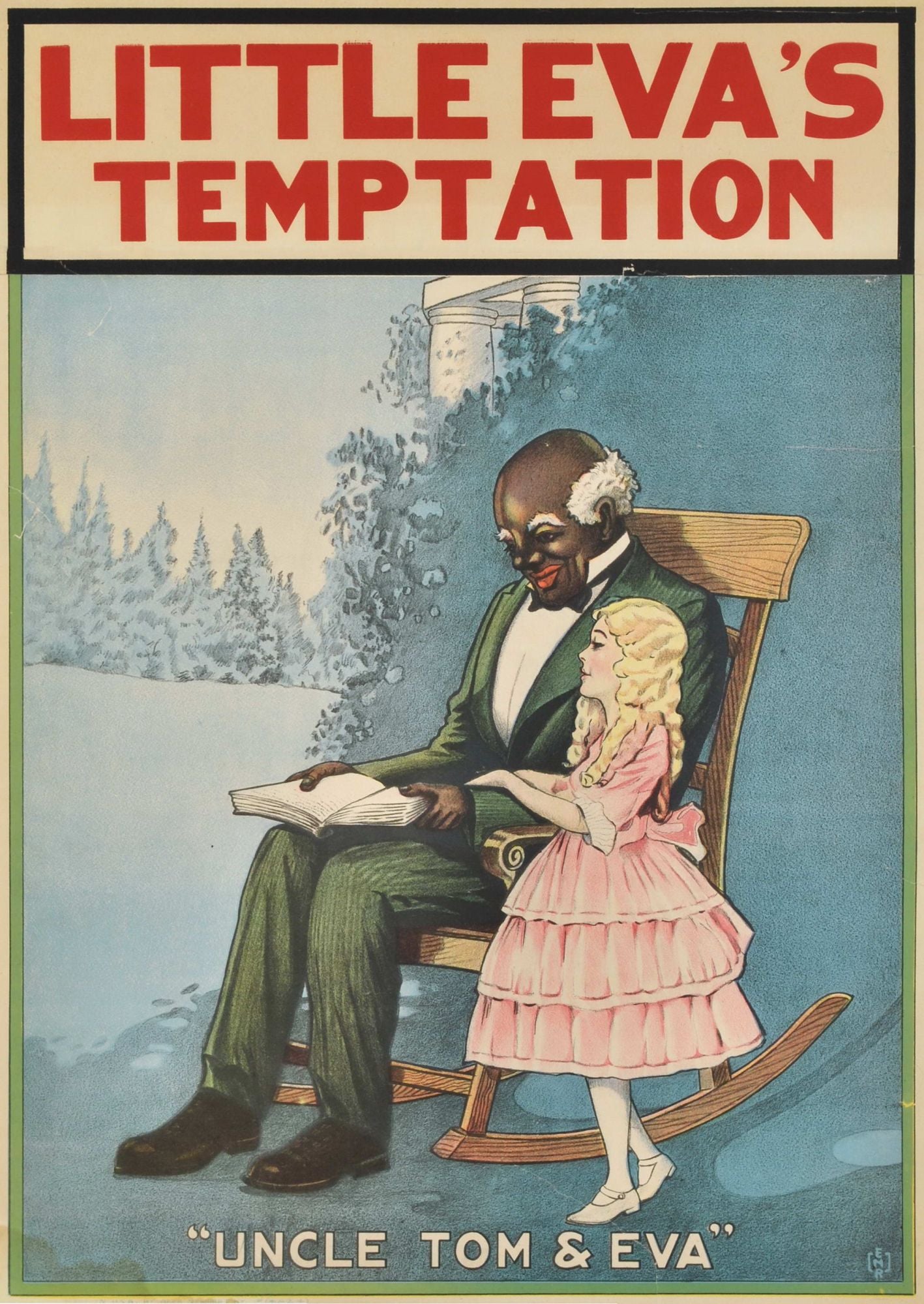 Little Eva's Temptation. Uncle Tom & Eva