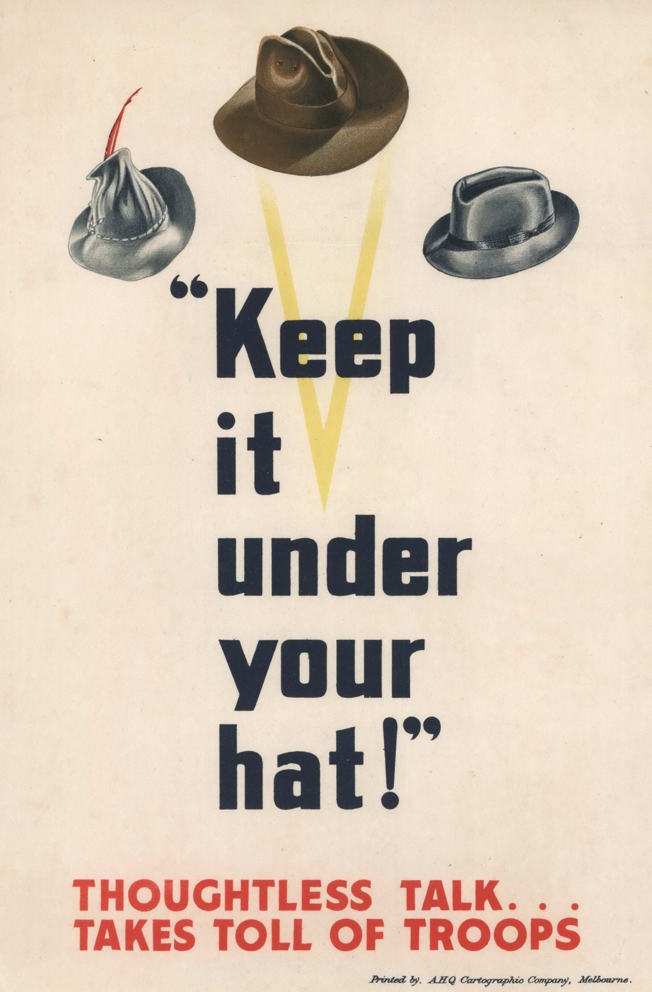 "Keep It Under Your Hat!"