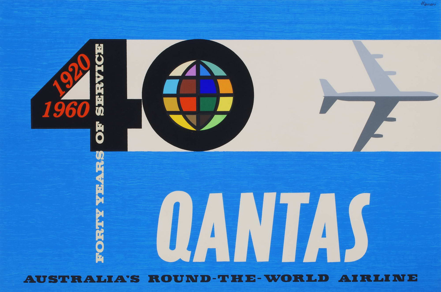 Qantas. 40 Years Of Service