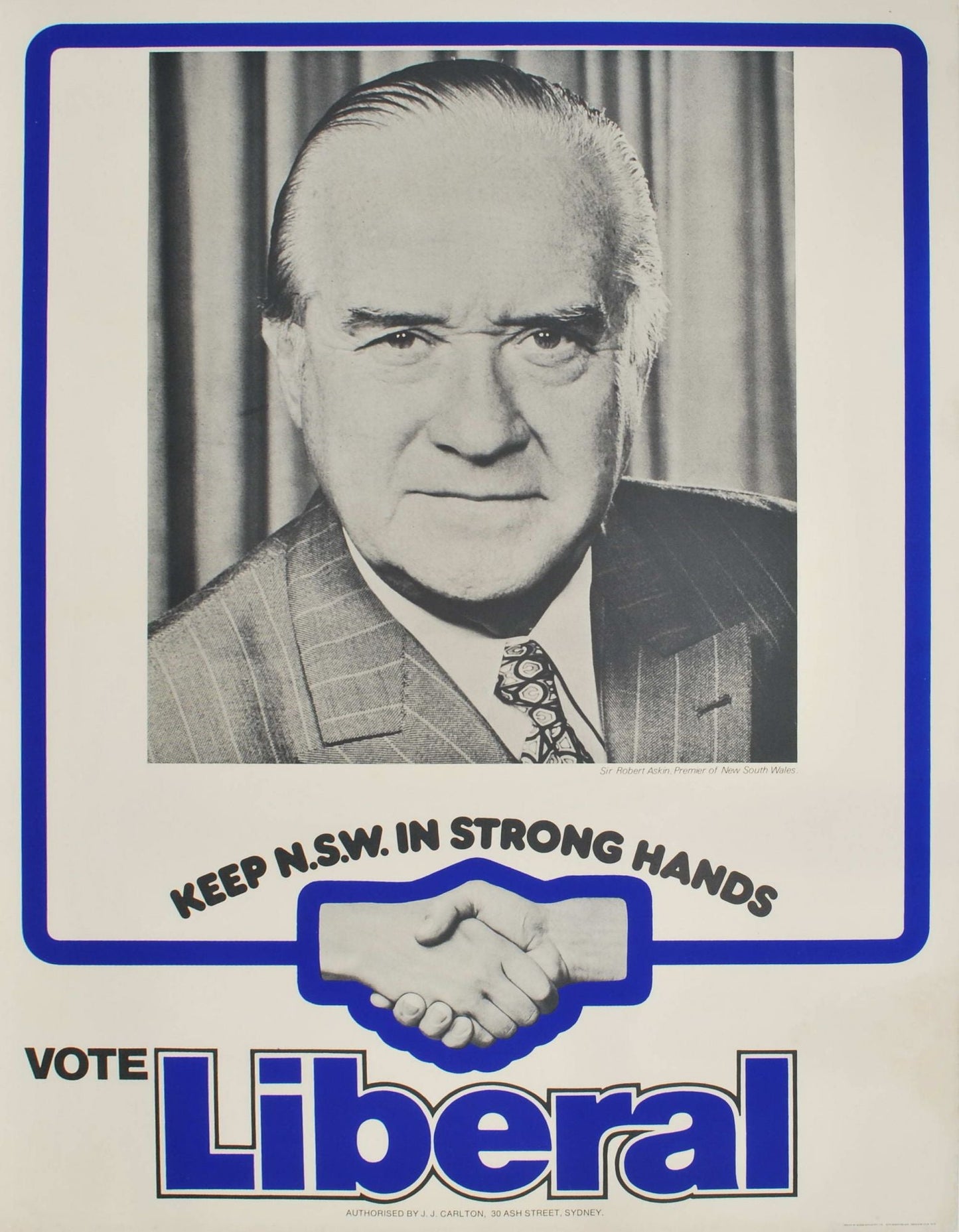 Keep NSW In Strong Hands. Vote Liberal