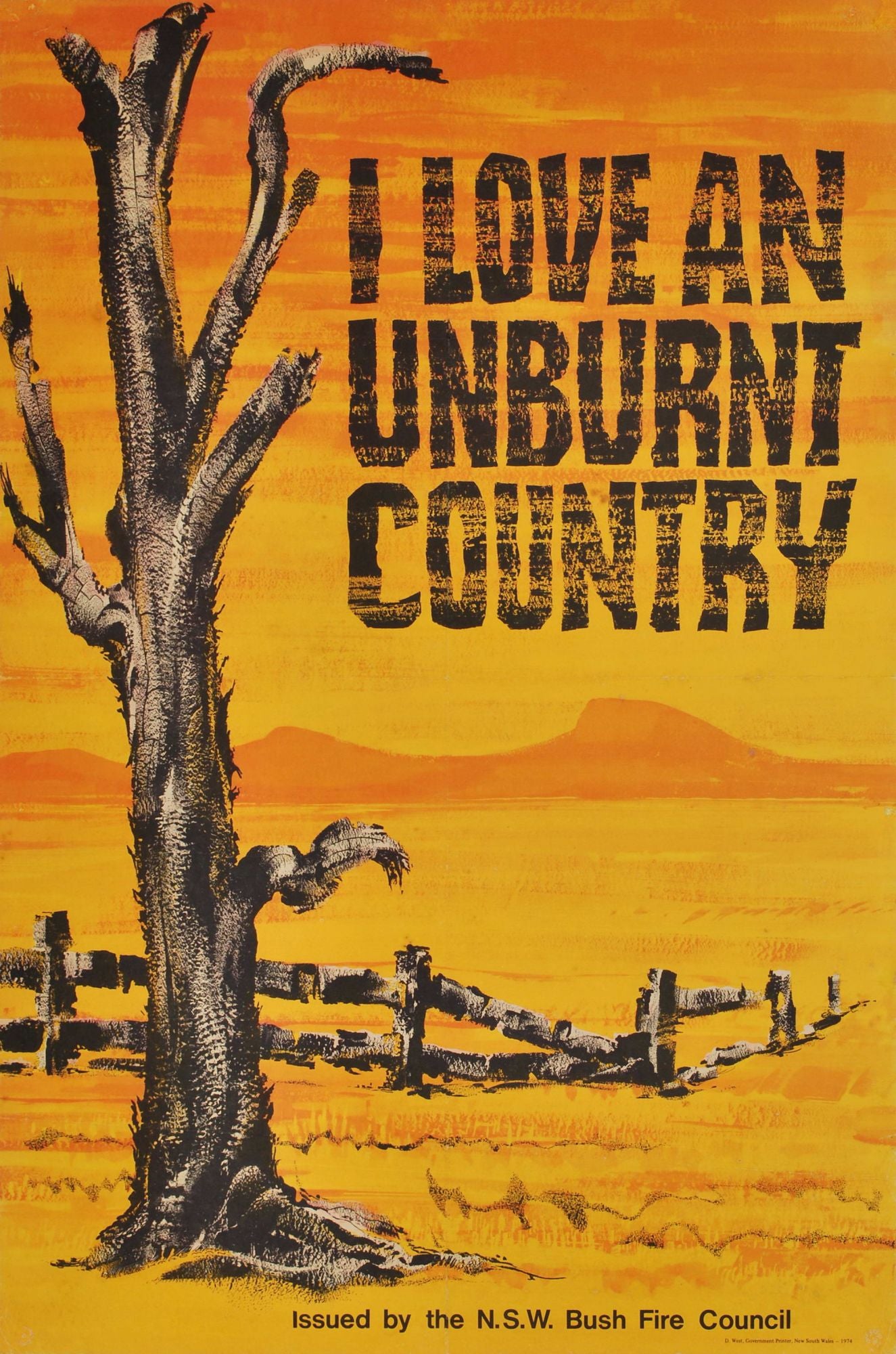 I Love An Unburnt Country