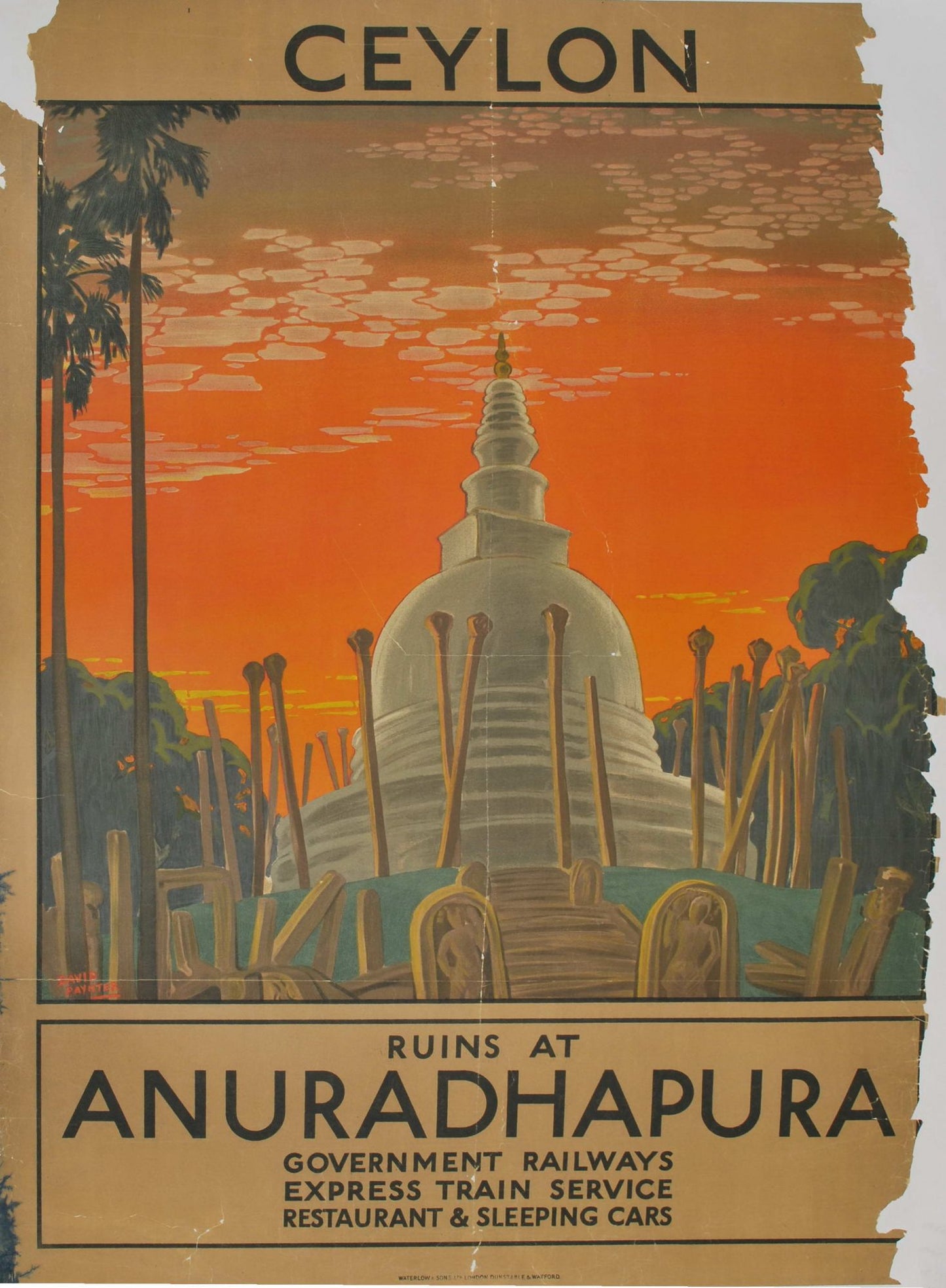 Ceylon. Ruins At Anuradhapura