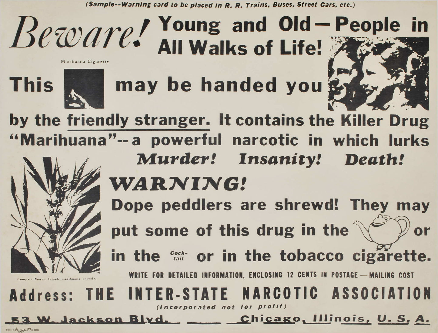 Beware! Young And Old, People In All Walks Of Life!