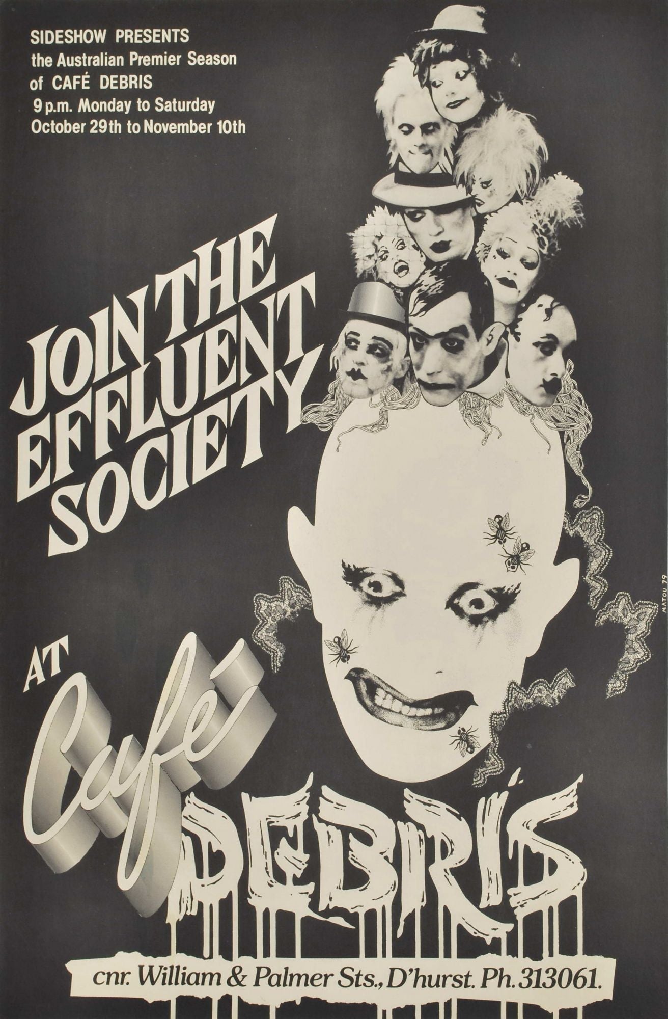 Join The Effluent Society At Café Debris