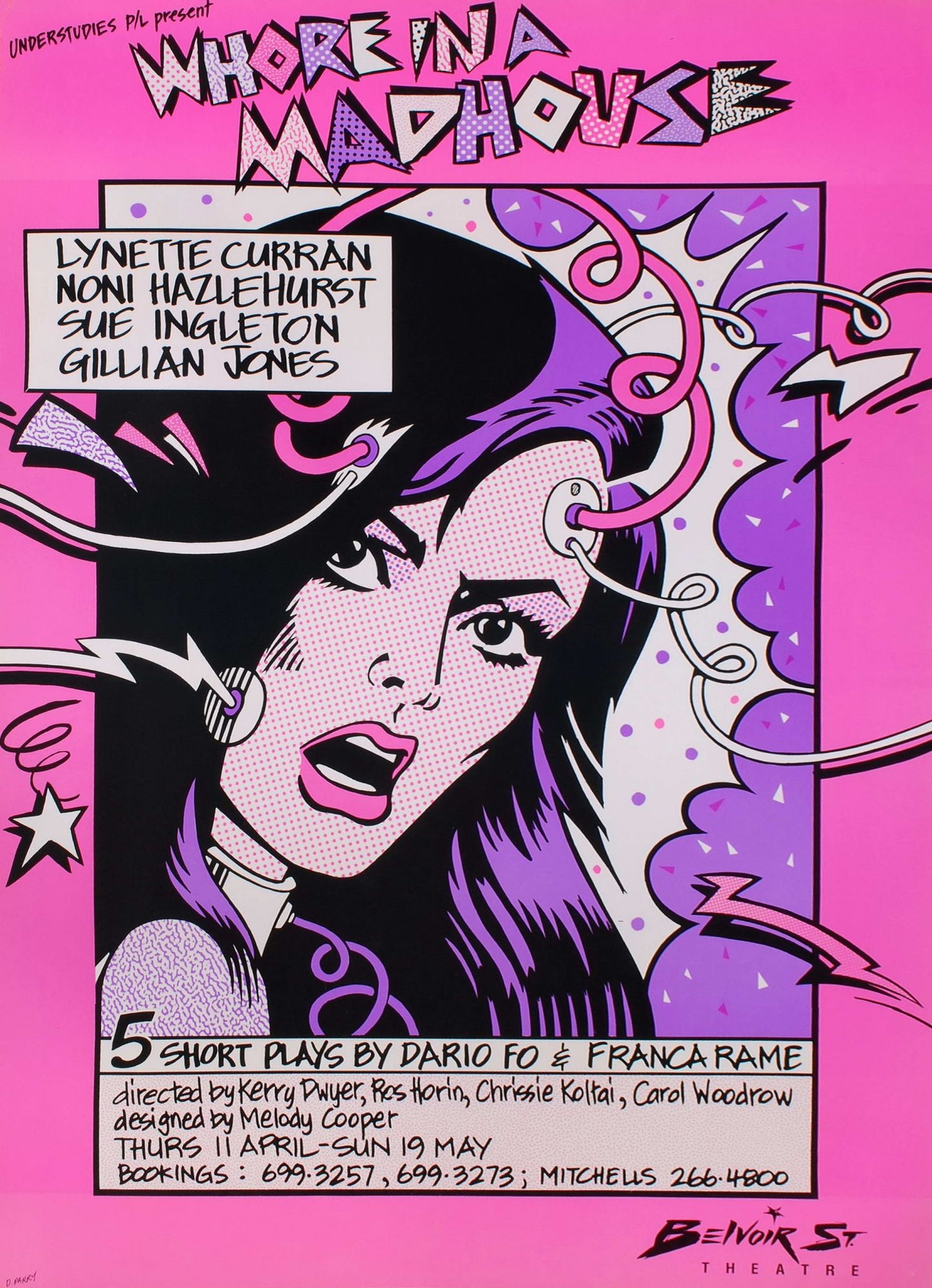 "Whore In A Madhouse." Five Short Plays By Dario Fo and Franca Rame