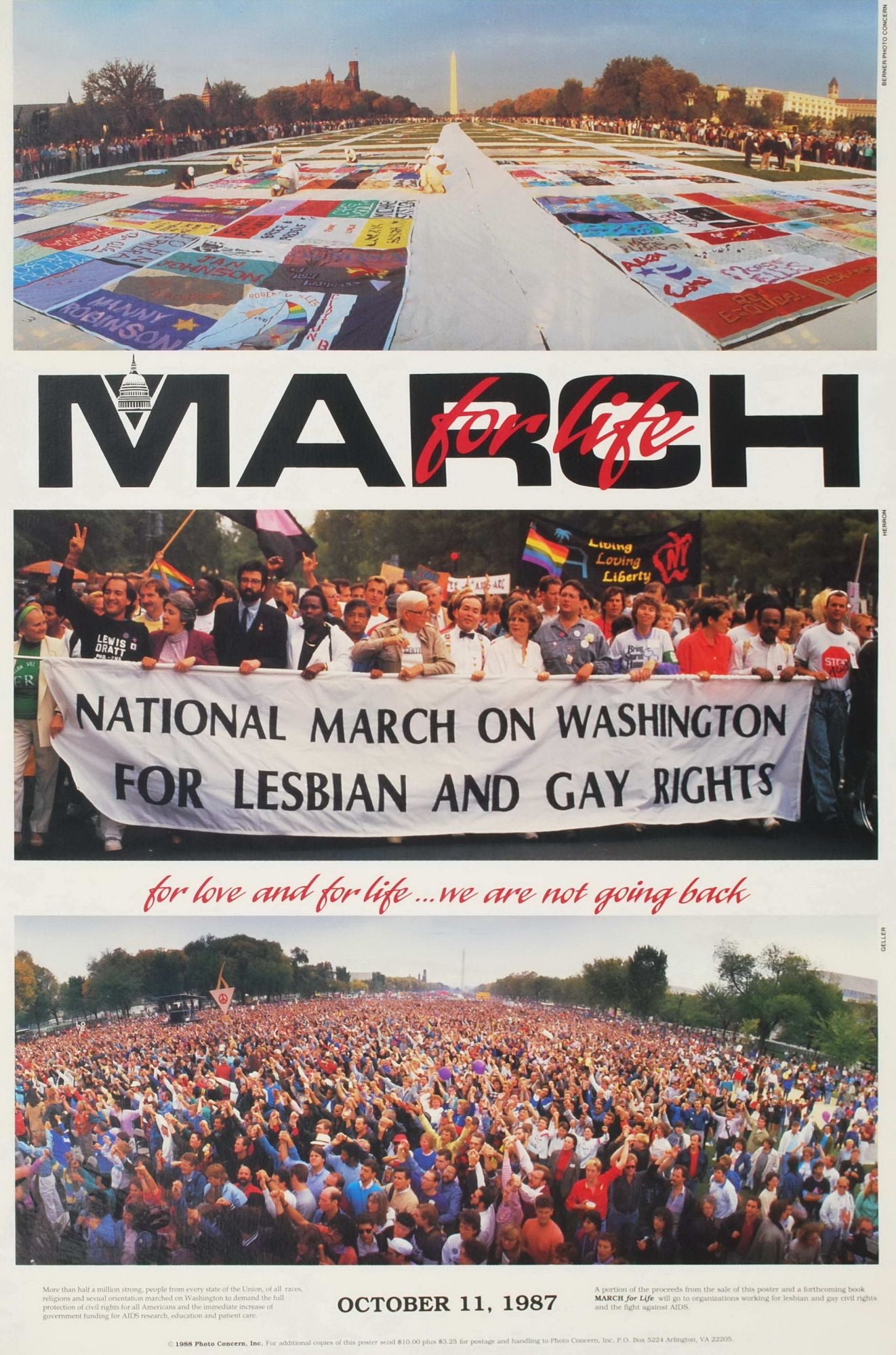 March For Life. National March On Washington For Lesbian And Gay Rights