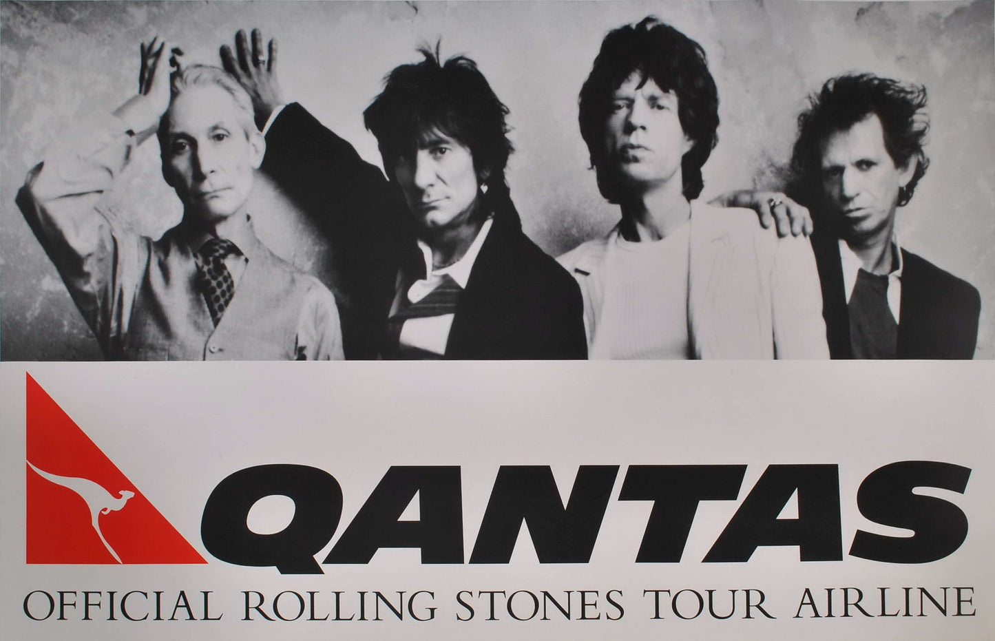 Qantas. Official Rolling Stones Tour Airline