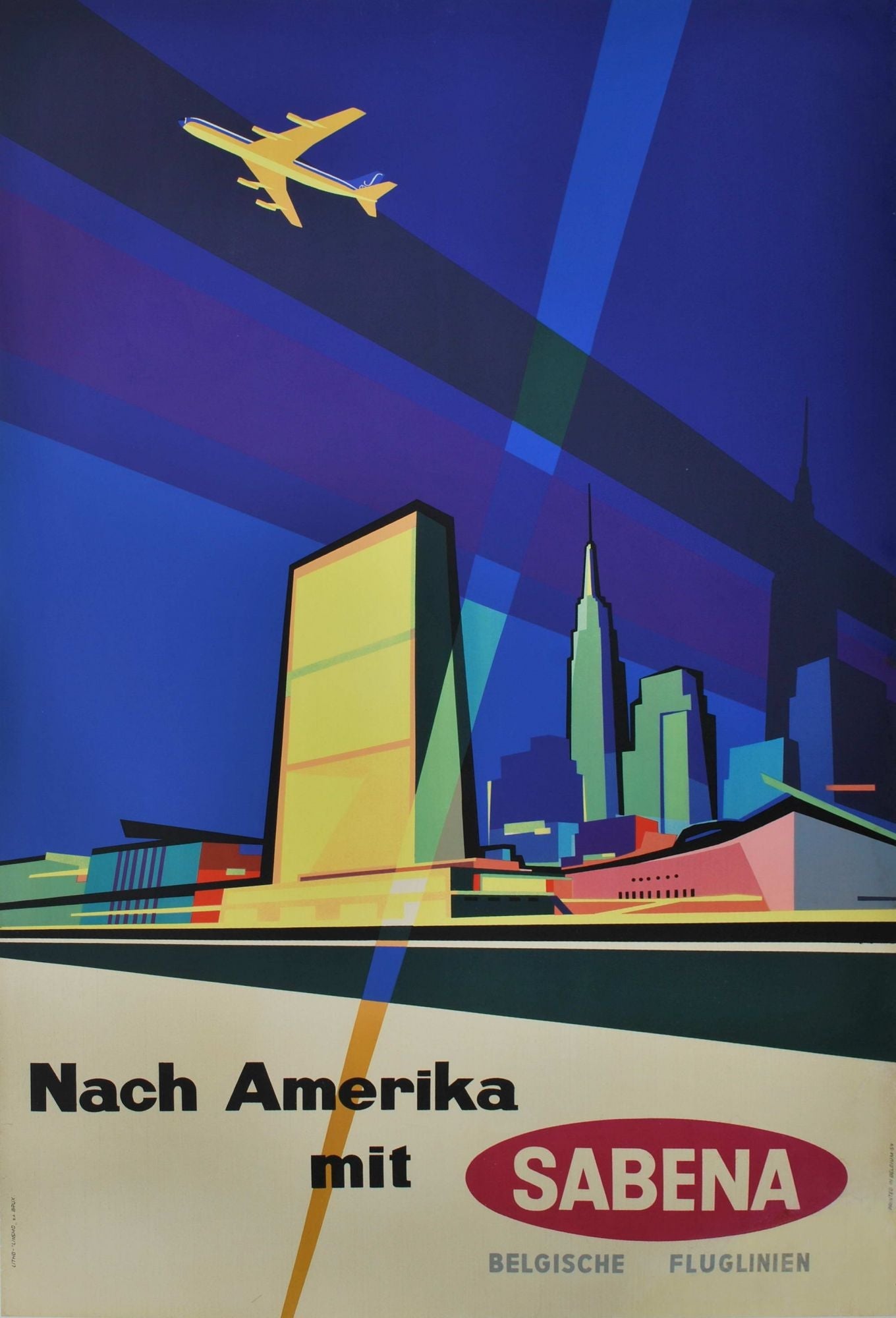 Nach Amerika Mit Sabena (To America With Sabena)