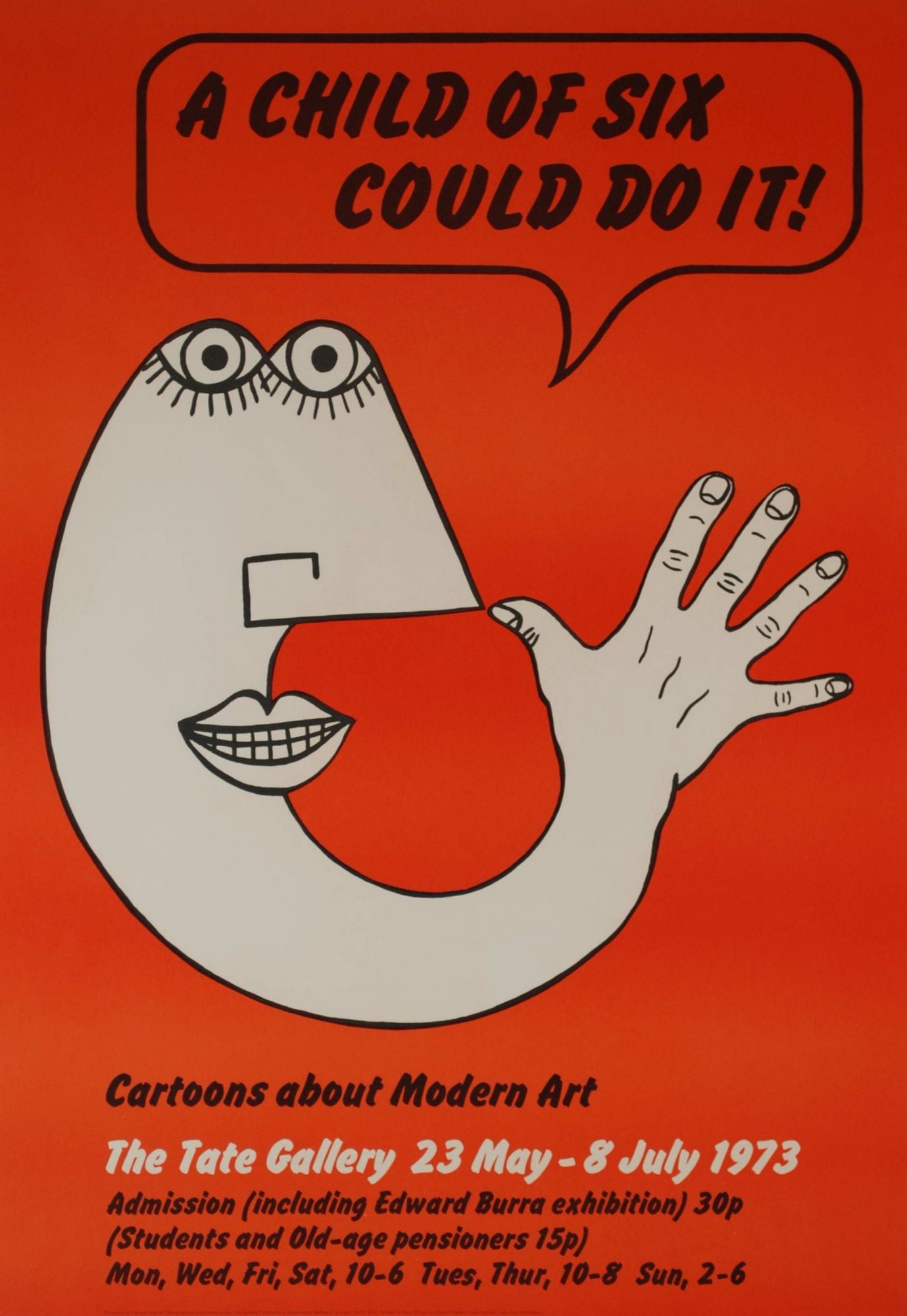 A Child Of Six Could Do It! Cartoons About Modern Art. The Tate Gallery