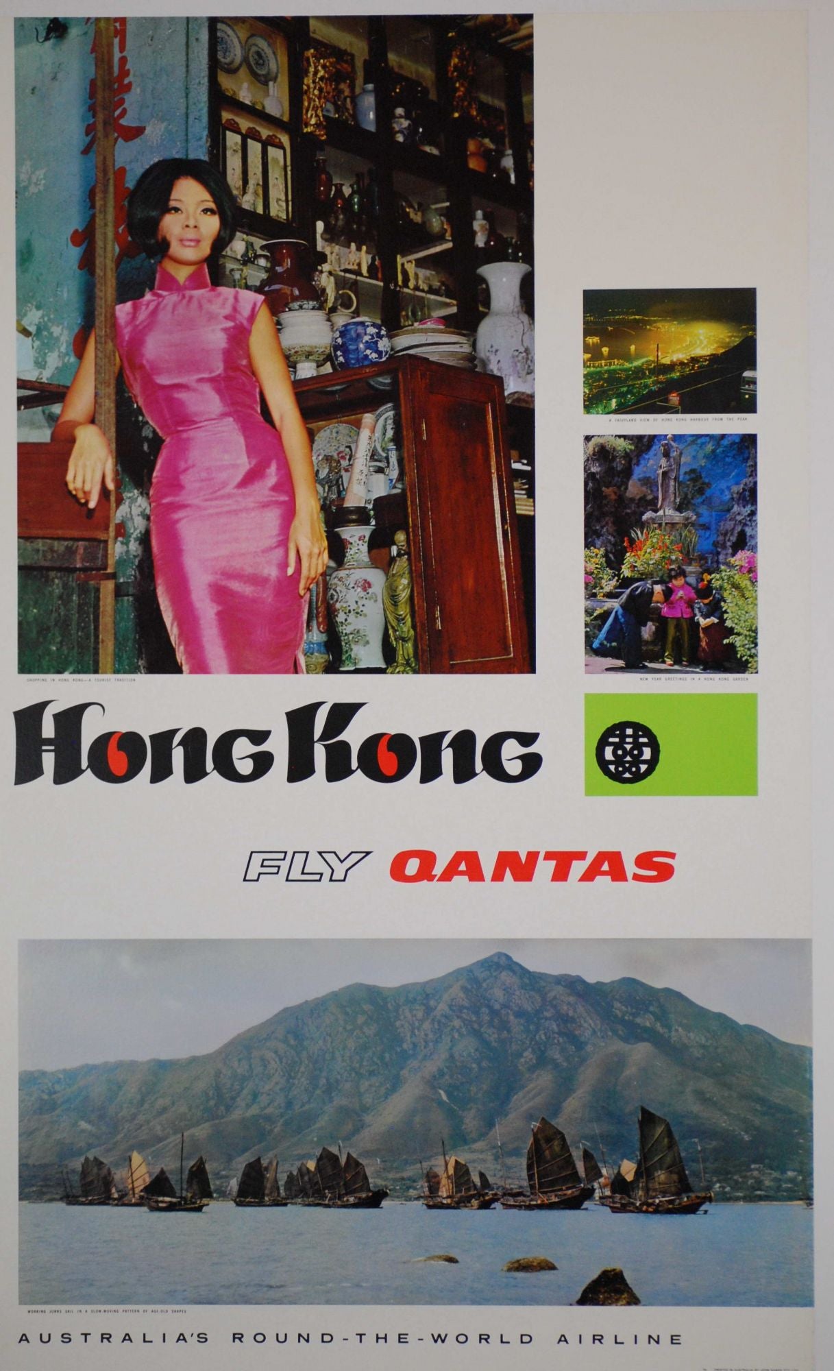 Hong Kong. Fly Qantas