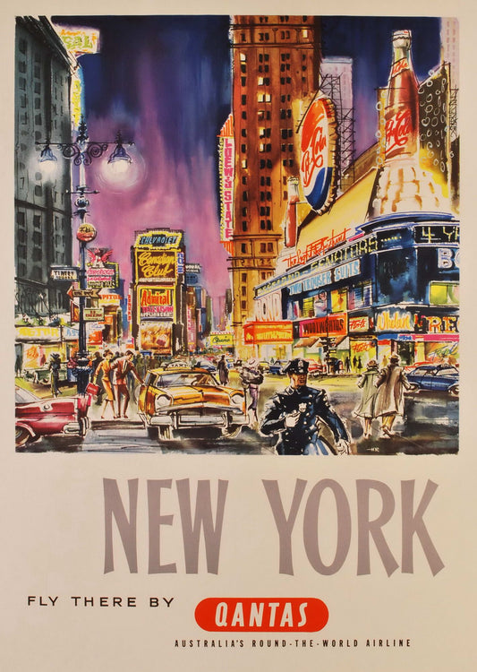 New York. Fly There By Qantas