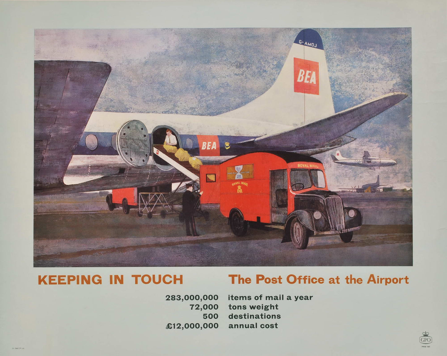 Keeping In Touch. The Post Office At The Airport [Royal Mail, Great Britain]