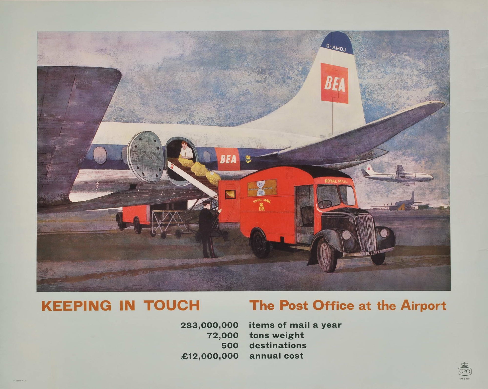 Keeping In Touch. The Post Office At The Airport [Royal Mail, Great Britain]