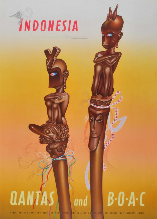 Indonesia. Qantas And BOAC