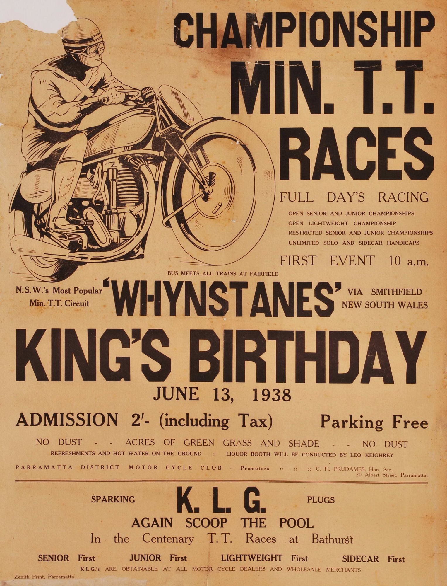 Championship Min. TT Races. Full Day's Racing
