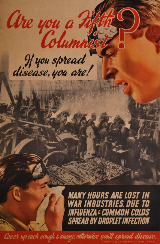 Are You A Fifth Columnist? If You Spread Disease, You Are!
