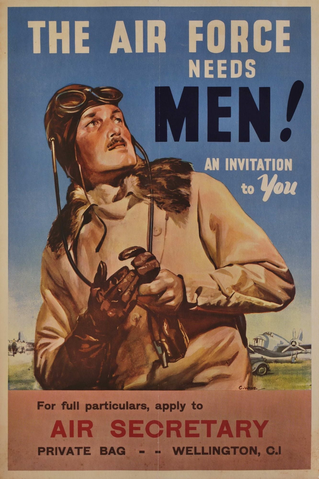 The Air Force Needs Men! An Invitation To You