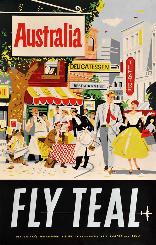 Australia. Fly TEAL [Tasman Empire Airways Limited]
