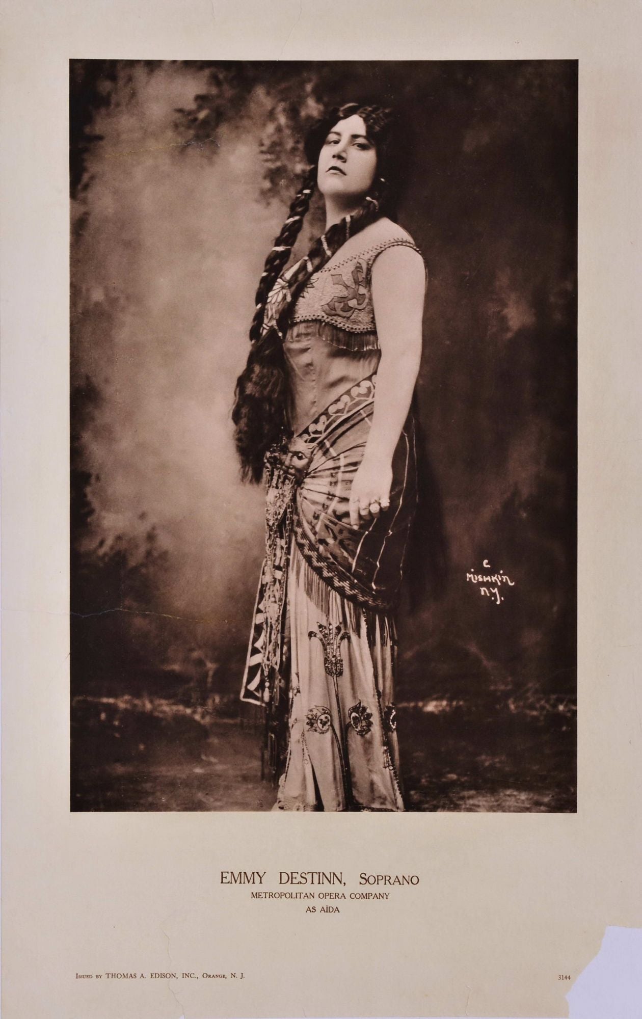 Emmy Destinn, Soprano, As Aida