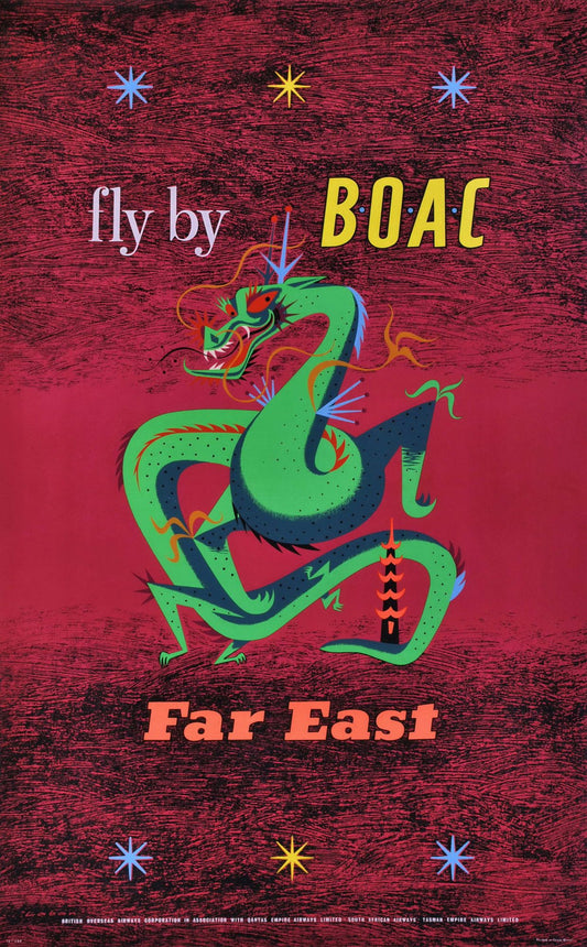 Fly By BOAC. Far East
