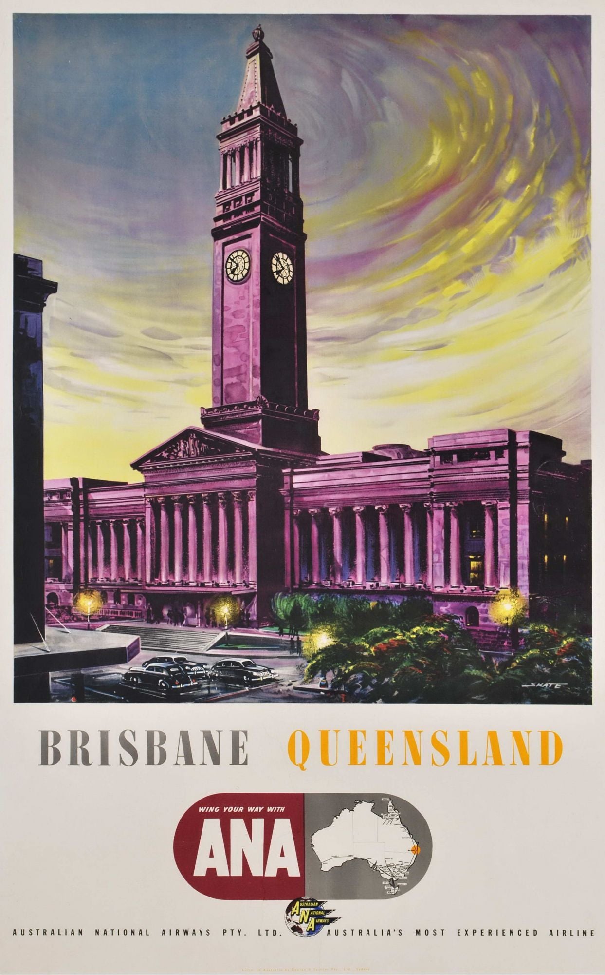 Brisbane, Queensland. Wing Your Way With ANA