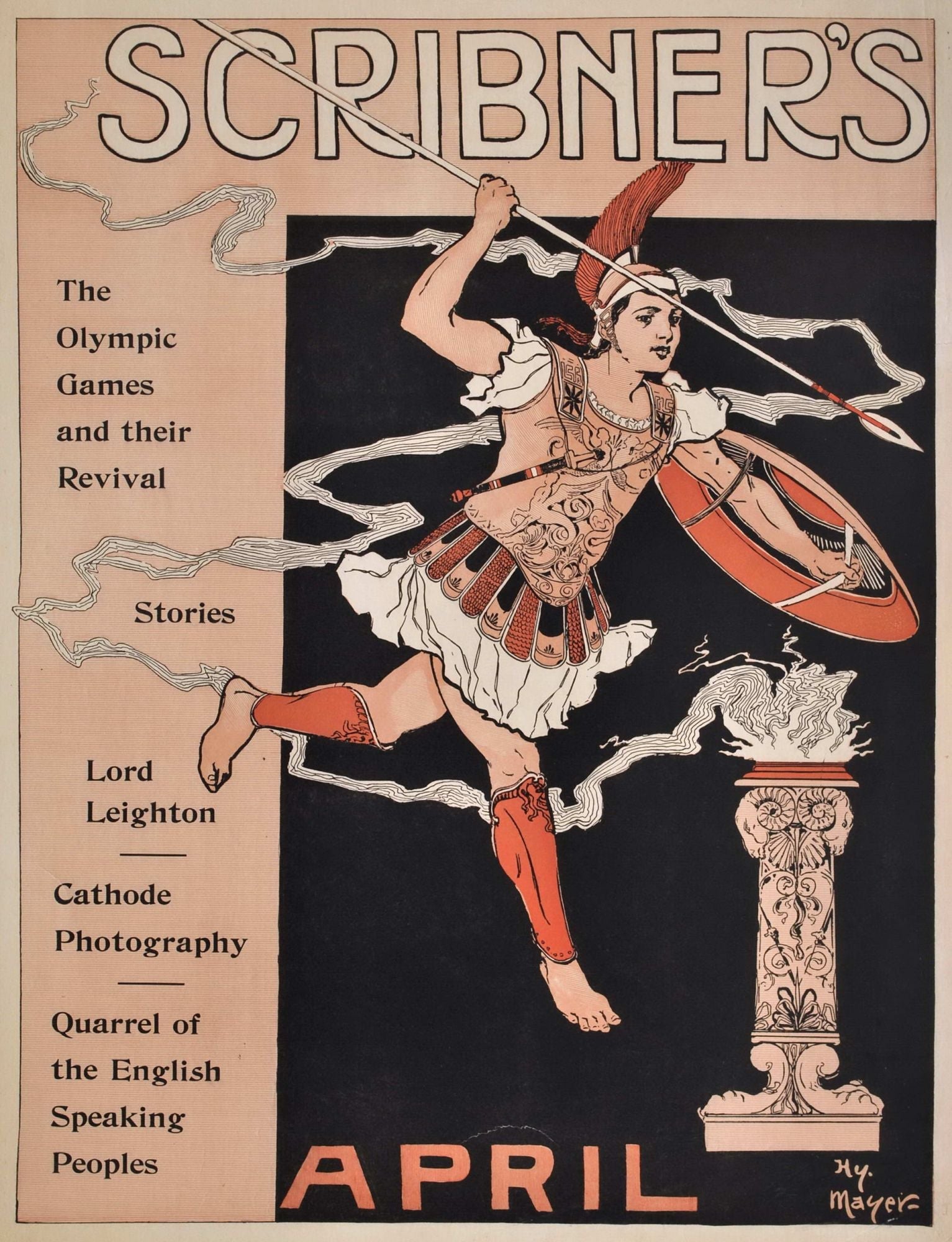 Scribner's, April [First Olympic Poster]